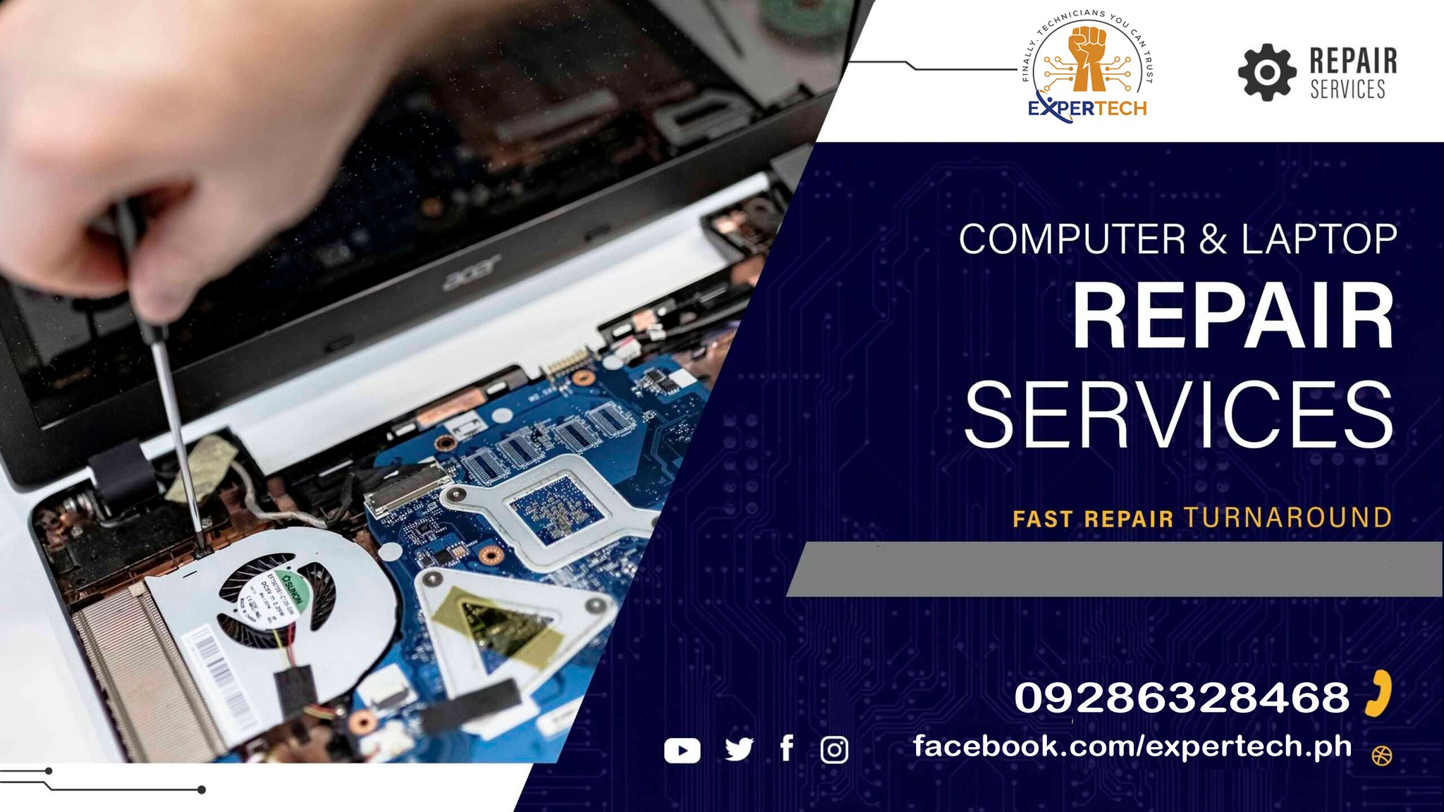 Expertech Professional repair for Laptops, Mobile gadgets, drones, and ...