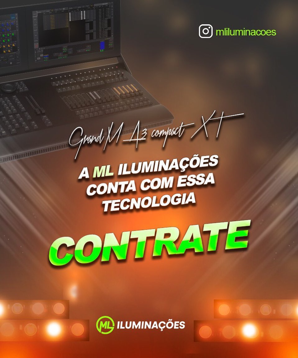 ML Iluminações - O console XT compacto grandMA3 inclui 8 192 parâmetros ...