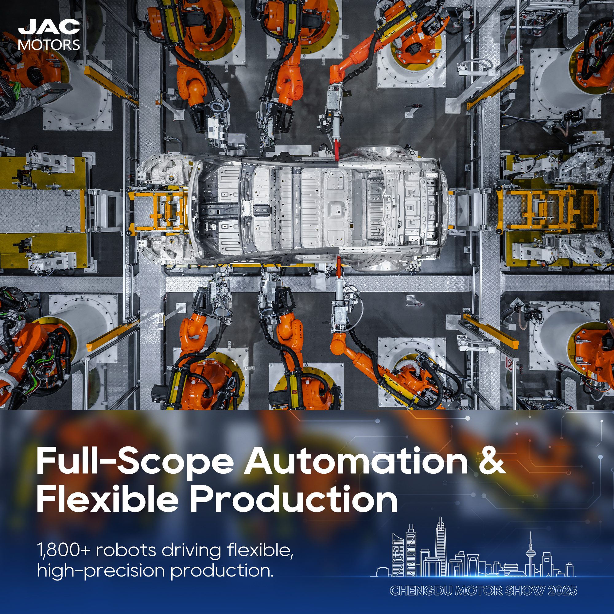 At the Chengdu Motor Show 2025, JAC highlights the future of high
