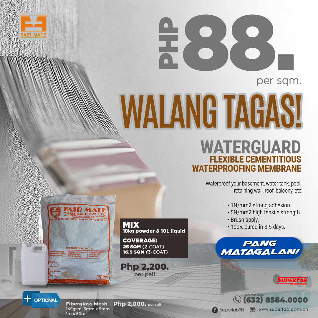 Superfab - Pang-Matagalang Walang Tagas with FAIRMATE WATERGUARD ...