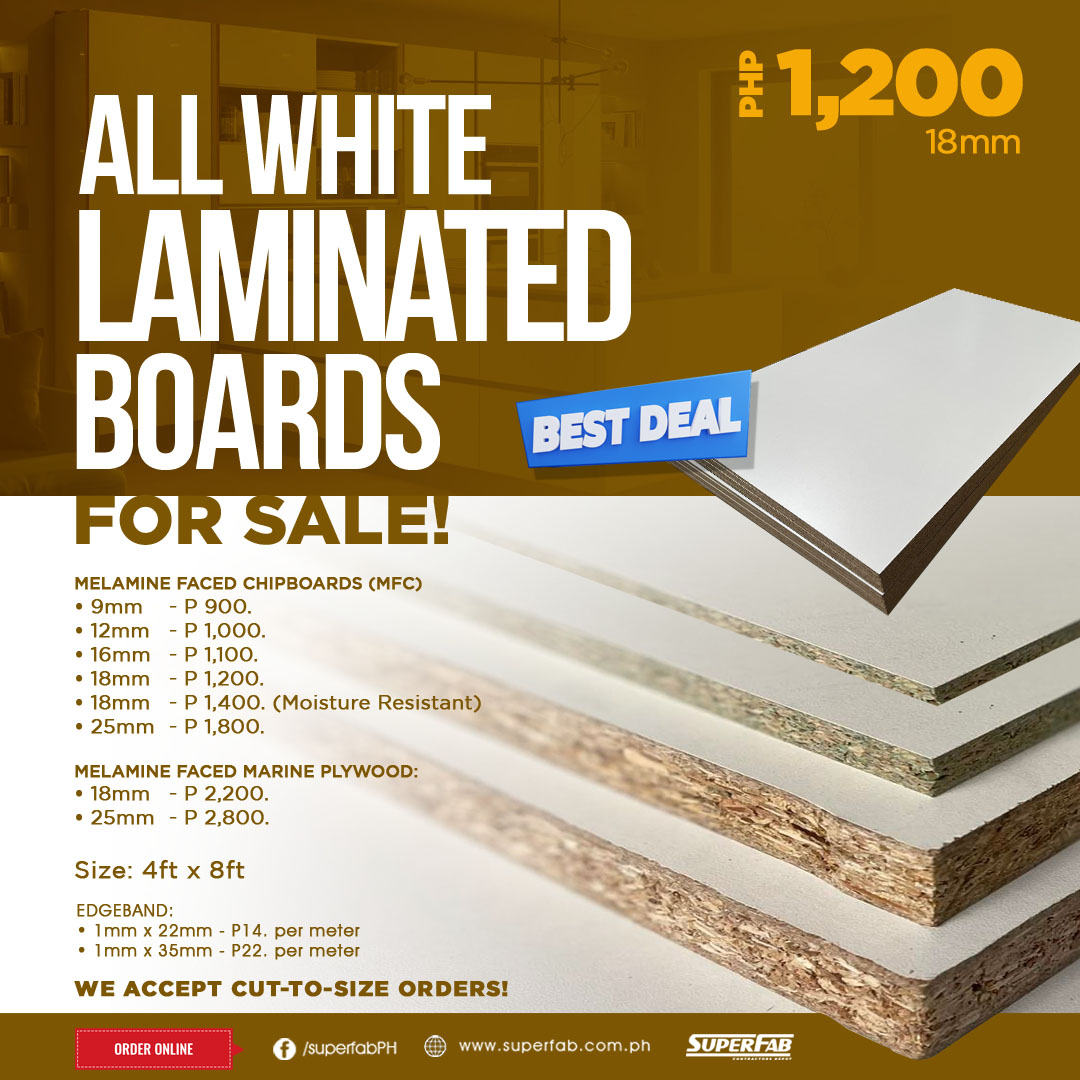 Superfab - Avail quality all white laminated Chipboards (MFC) from ...