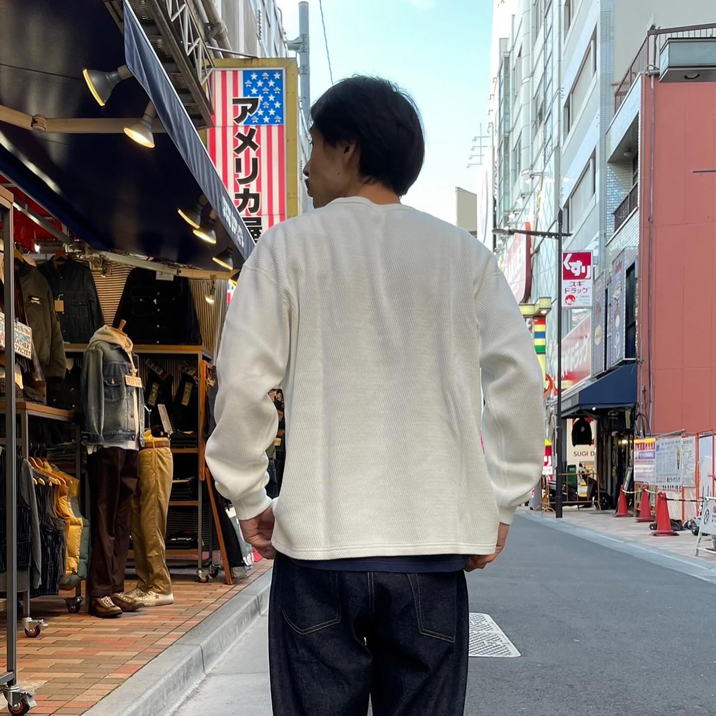 GOLD】 : HEAVY THERMAL L/S T-SHIRT : : GL69417 Color : off white 
