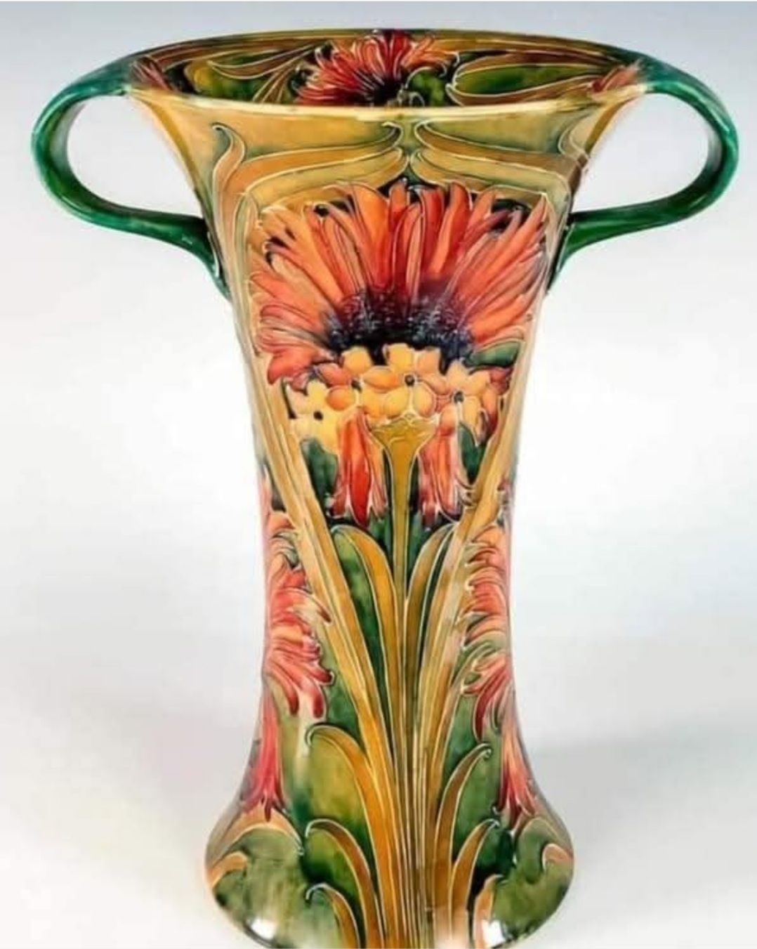 Antique Art Nouveau vase by W. Moorcroft