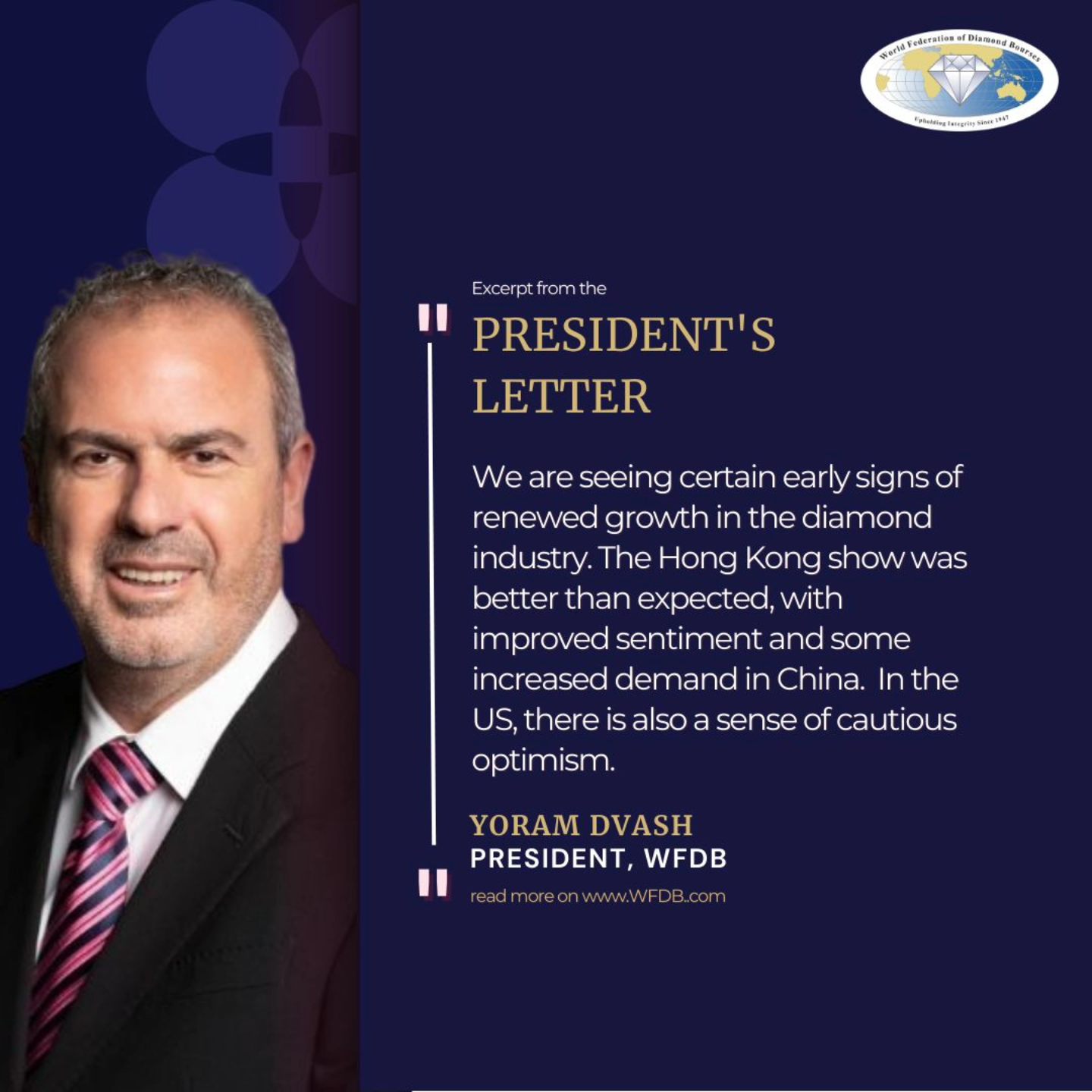 WFDB - After a challenging 2024, the natural diamond industry is seeing ...