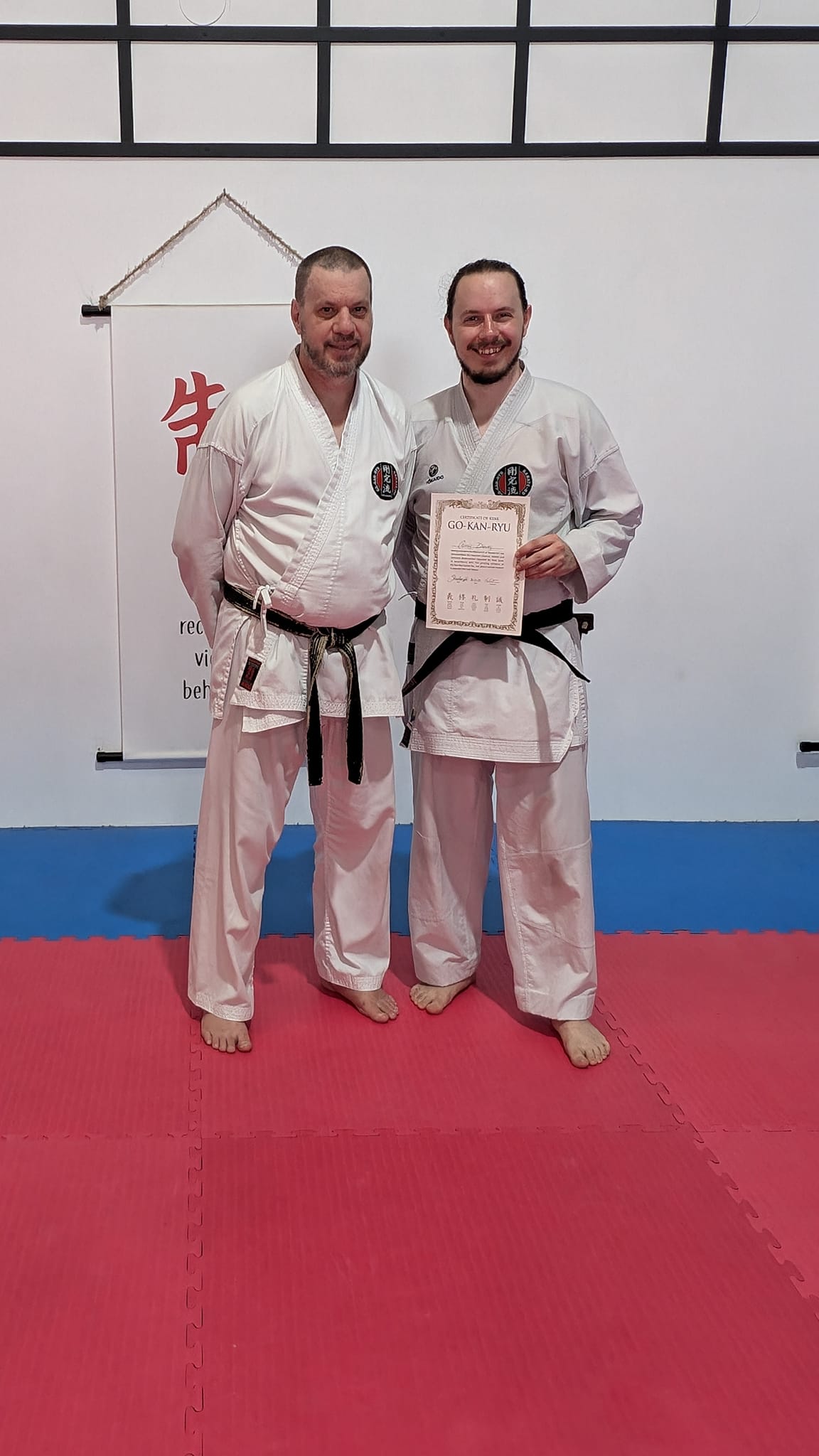 GKR Karate - Congratulations to Chris on being awarded the... | Facebook