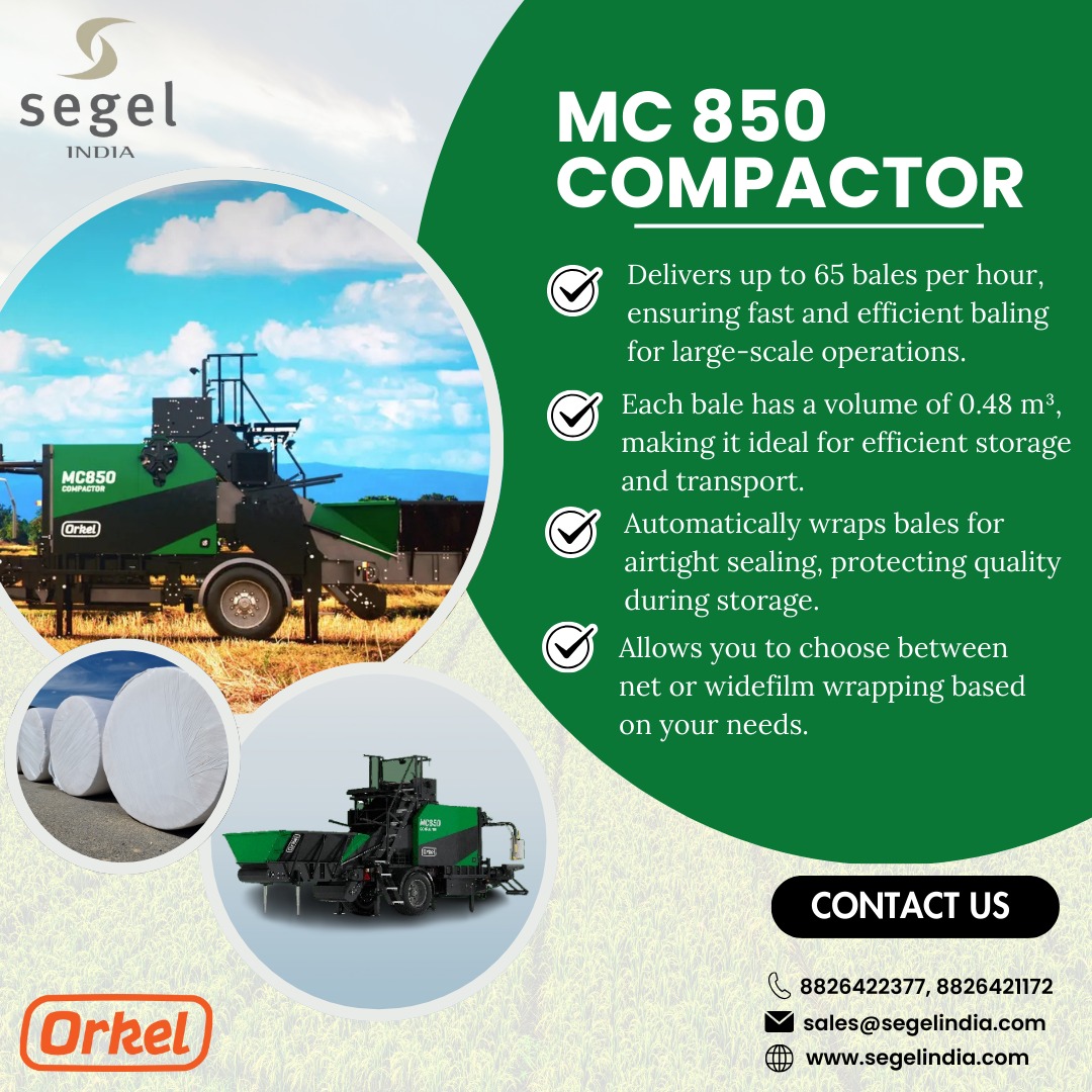 Segel - Transform your silage process with the powerful MC850 compactor ...