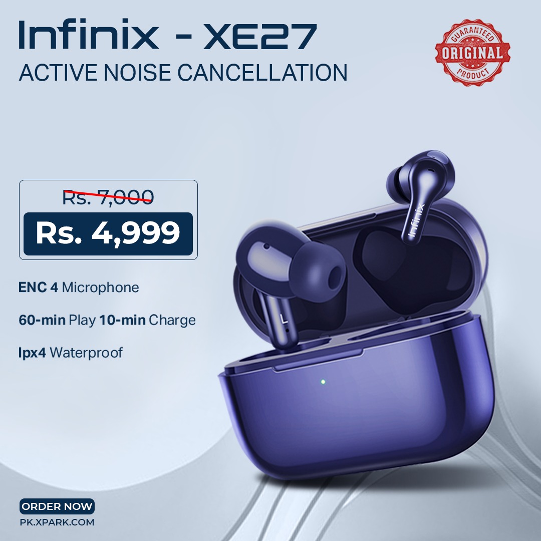 Introducing XE27, the first earbuds with Active Noise Cancellation