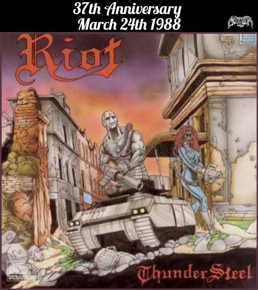 Riot's Thundersteel album turns 35