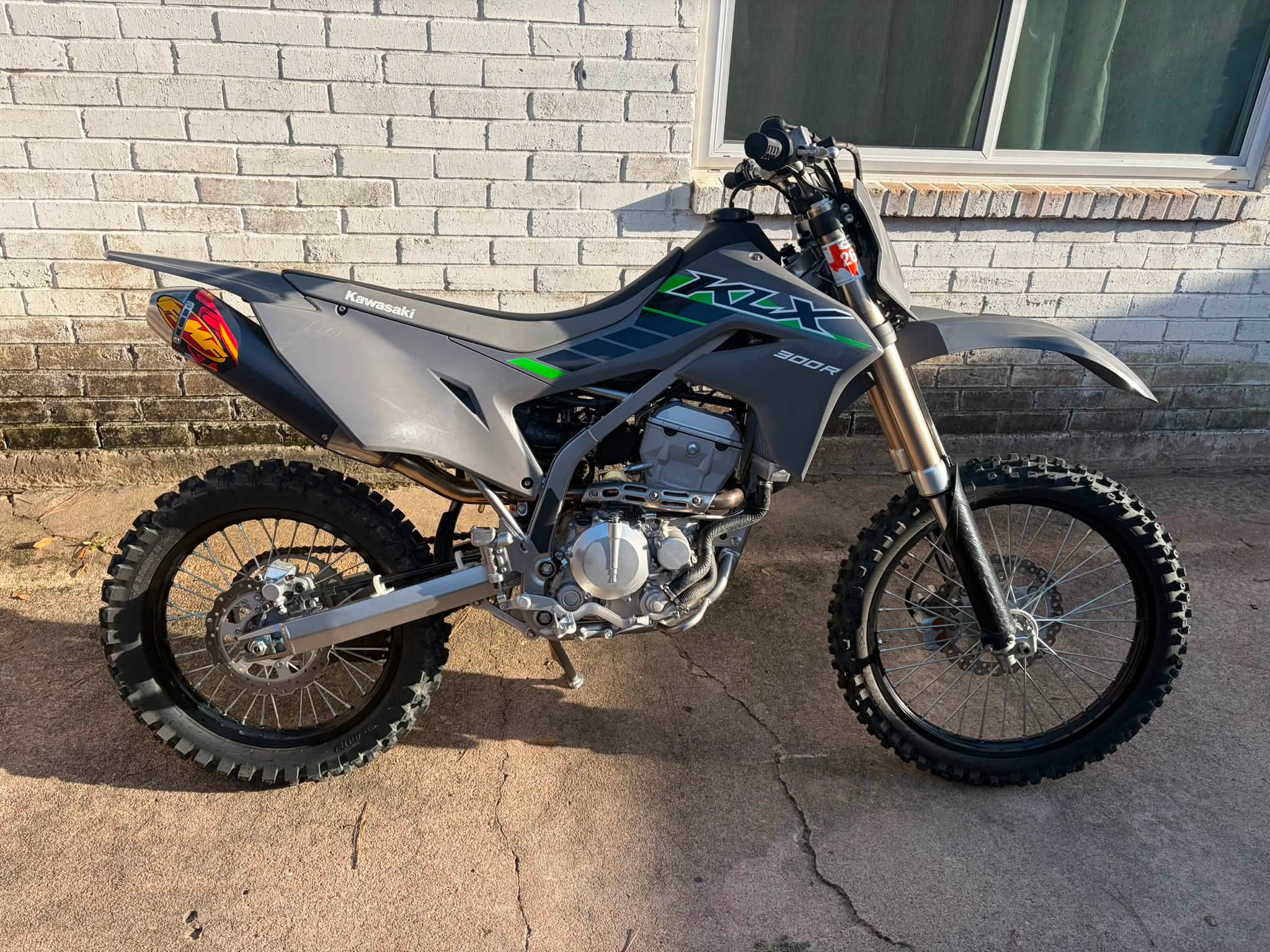 New FMF Powercore 4 Hex slip-on exhaust for Kawasaki KLX300R