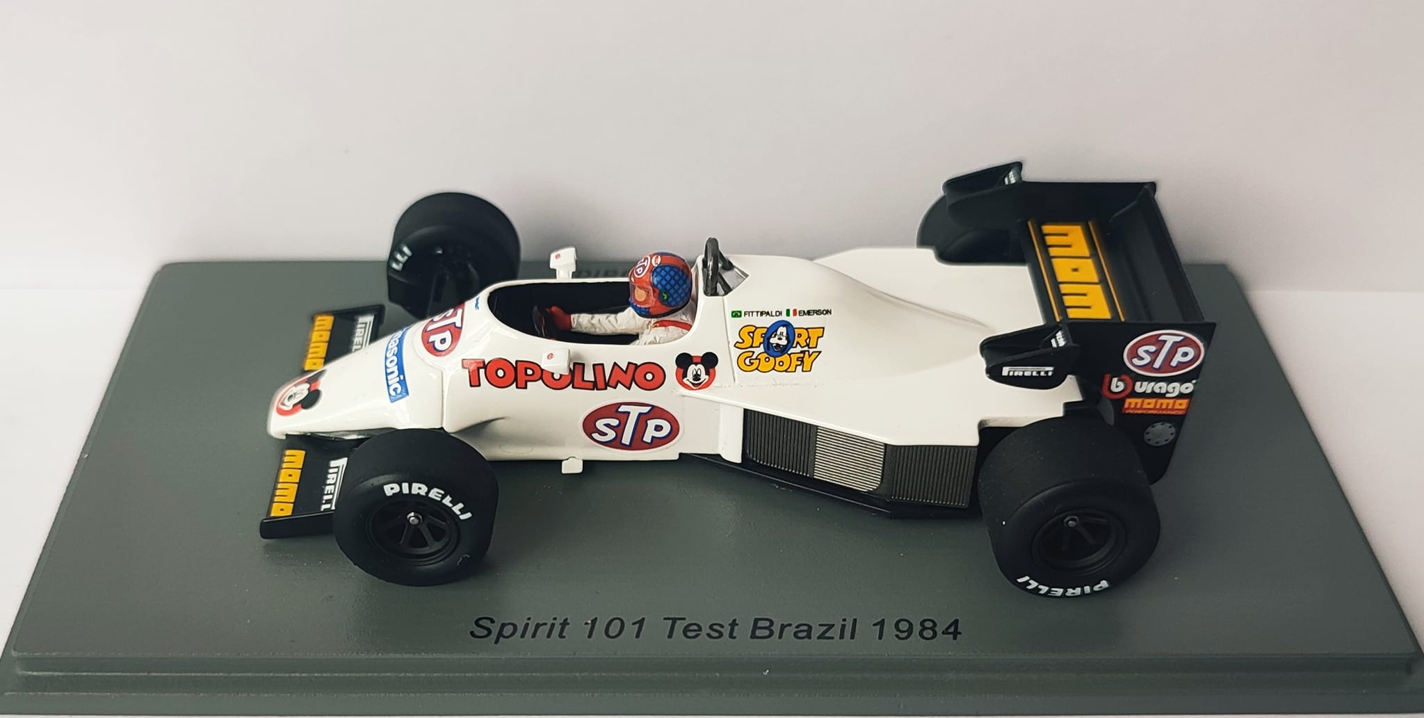 さんざえS3925 1/43 Spirit 101 Test Brazil Spark S3925 Spirit 101
