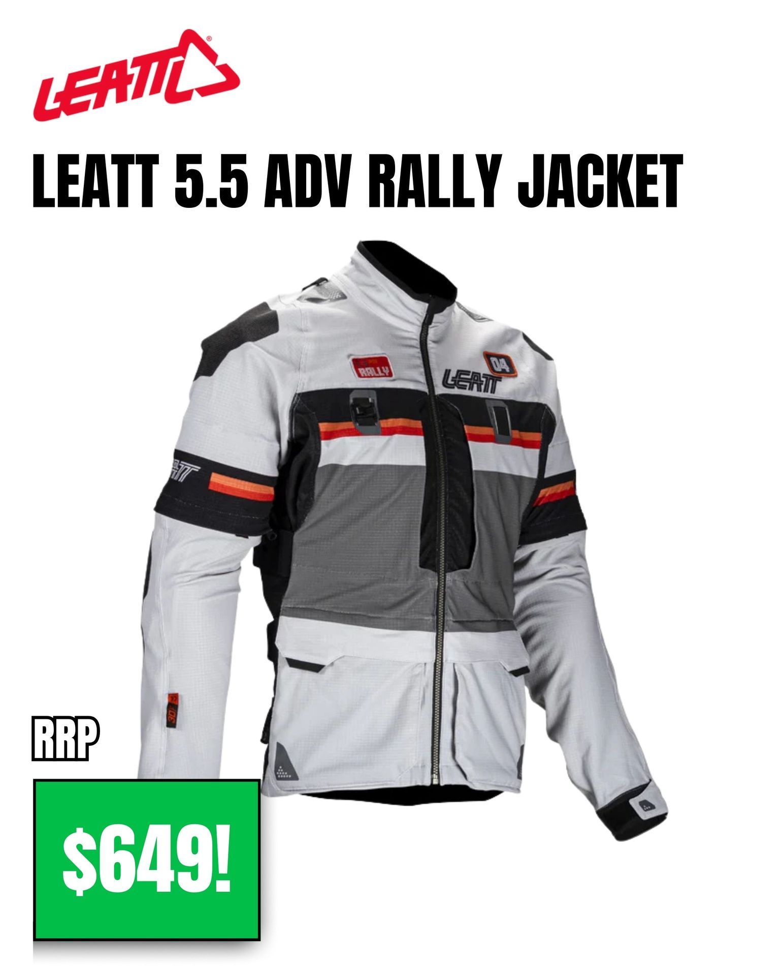 With the ADV Rally 5.5, Leatt promises a highly versatile suit