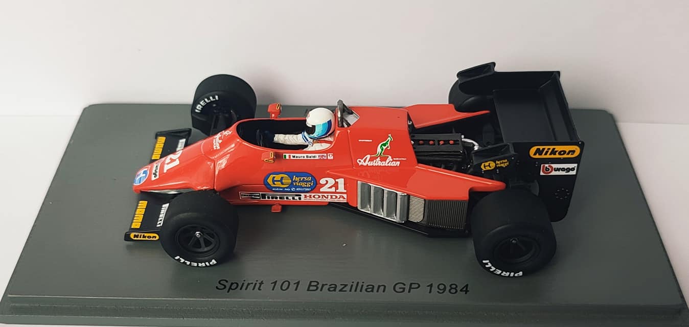 Emerson Fittipaldi, Spirit 101B, Rio (test) 1984