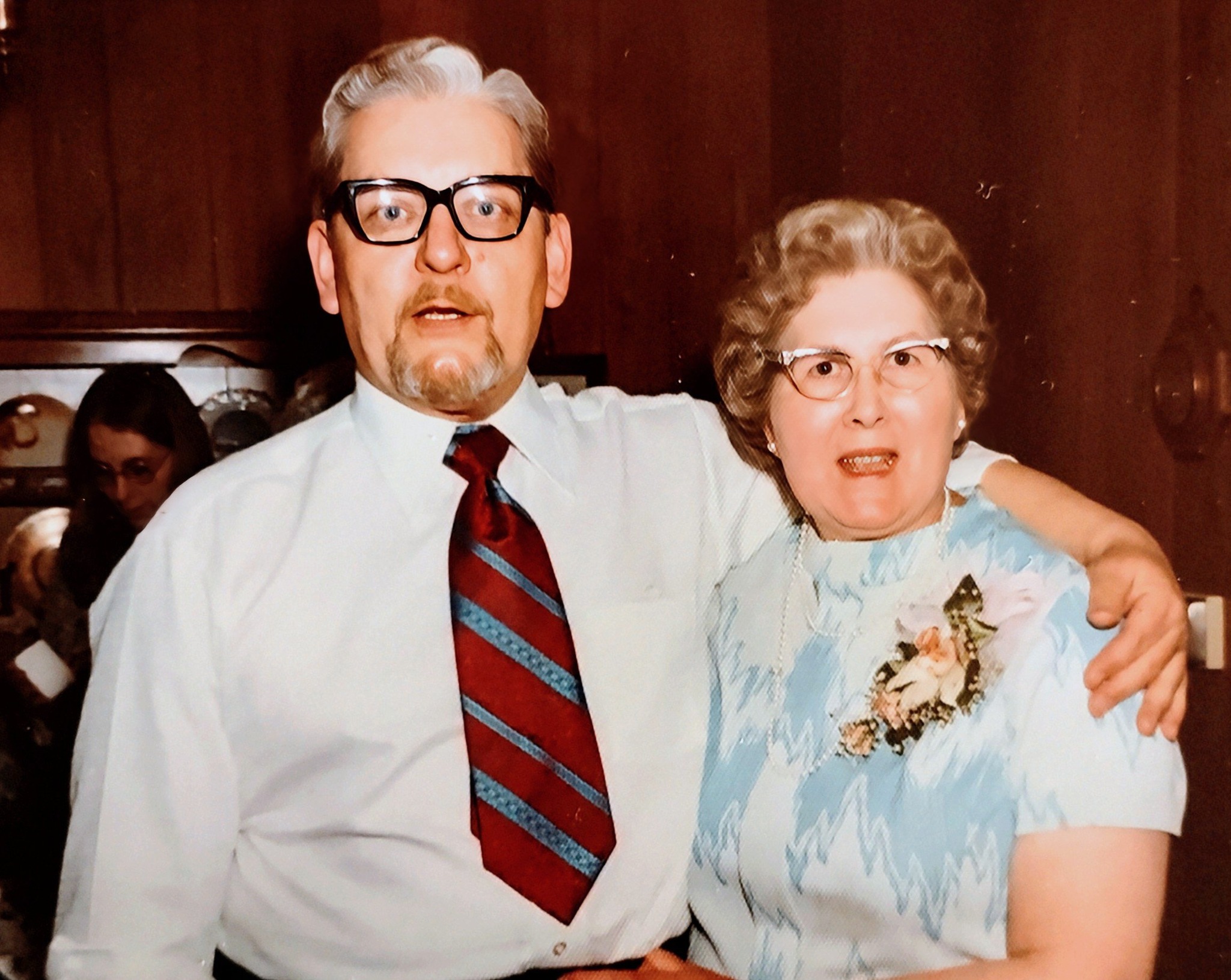 Ashley - Joe Jr. and Ruth Liska. Date unknown. Ruth is wearing a ...