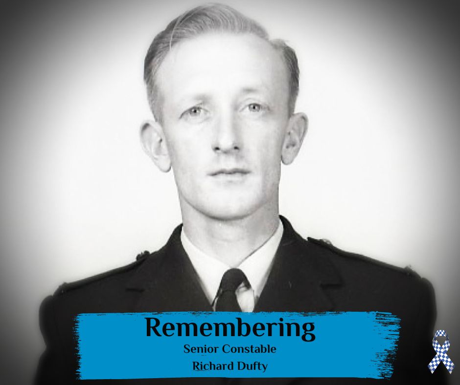 Victoria - Today we remember Senior Constable Richard Noel Dufty who ...