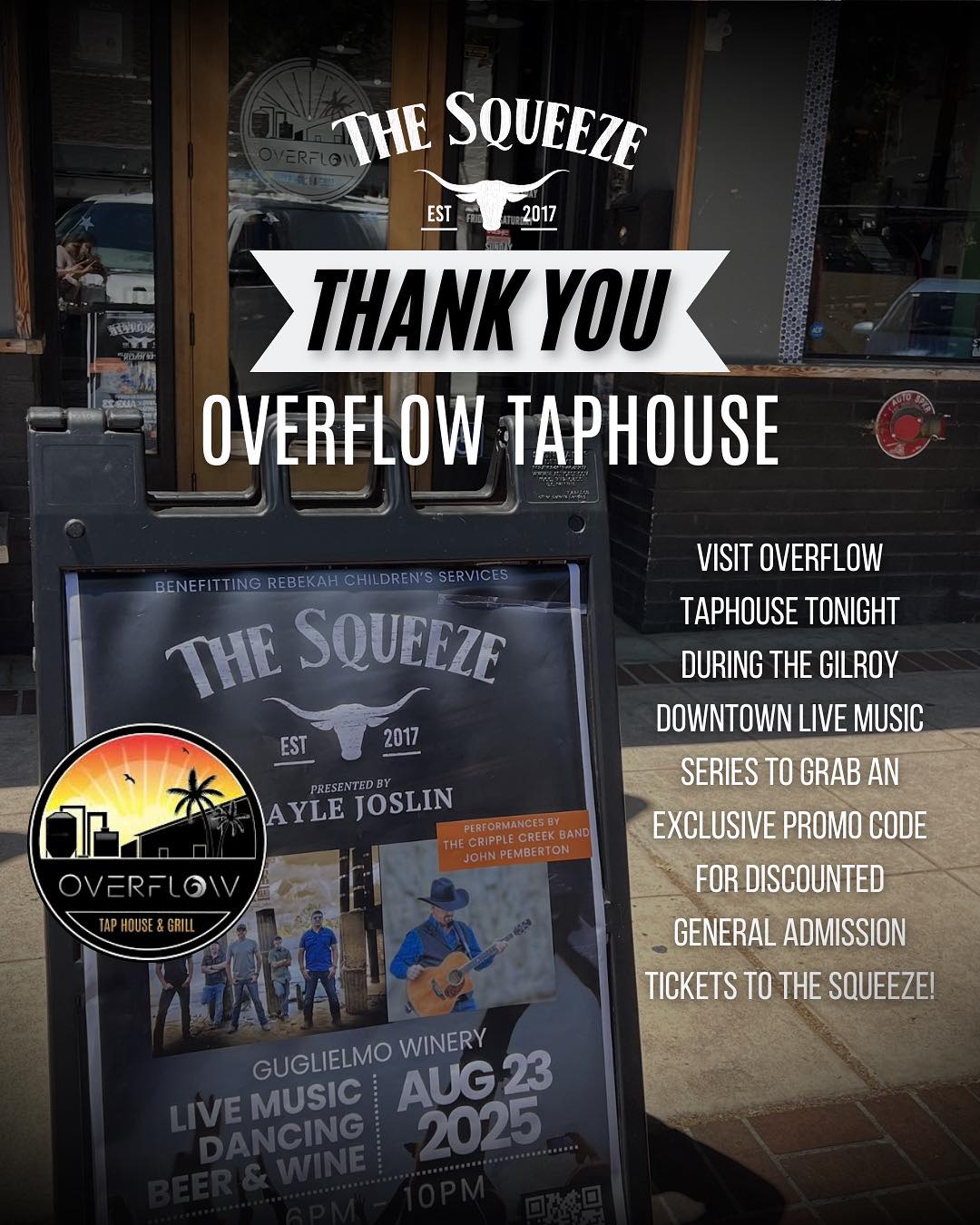 The Squeeze - 🎶 Big thanks to our friends at Overflow Taphouse for ...