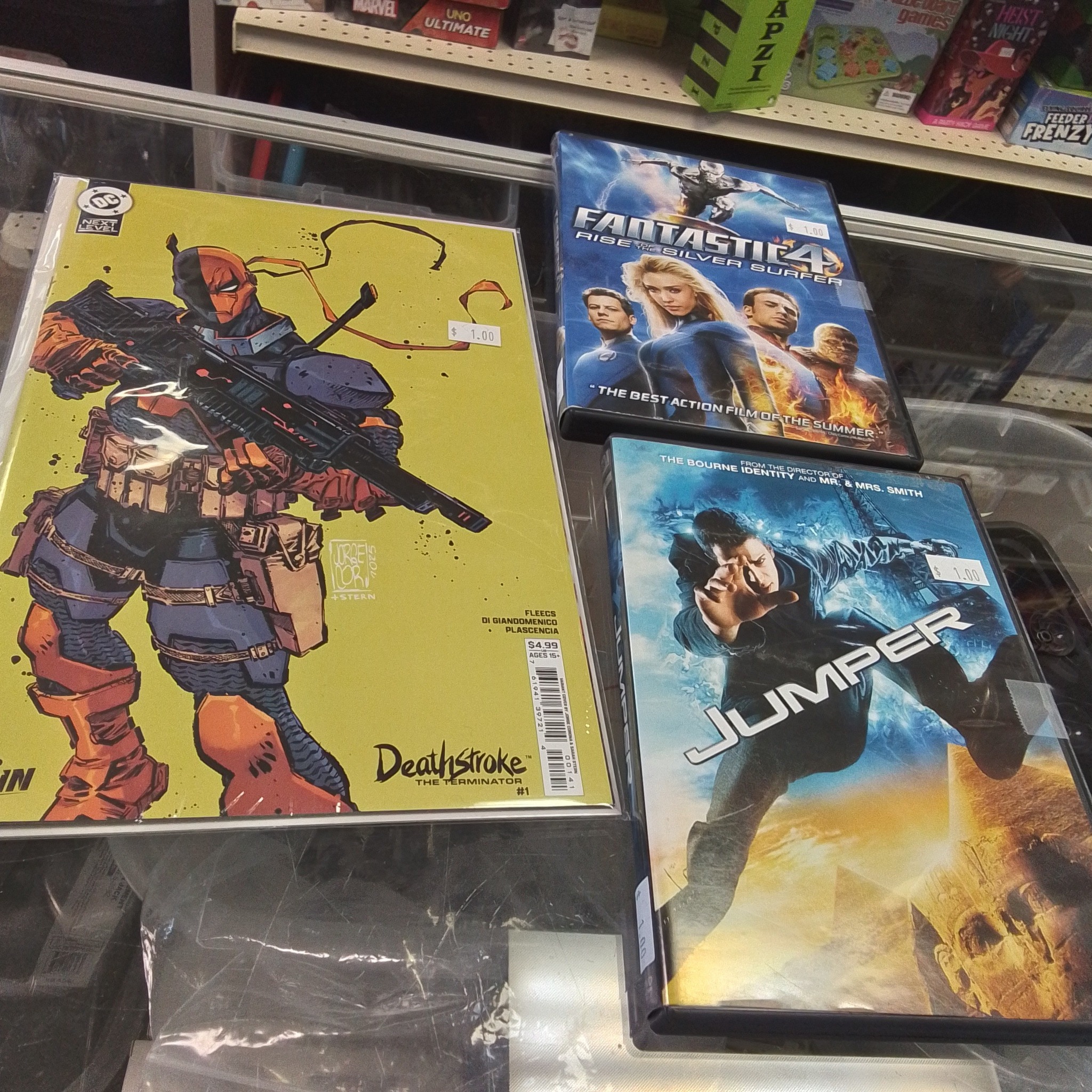 Comicbooks & DVDs are 10% off this month, August 2026 😎✨️