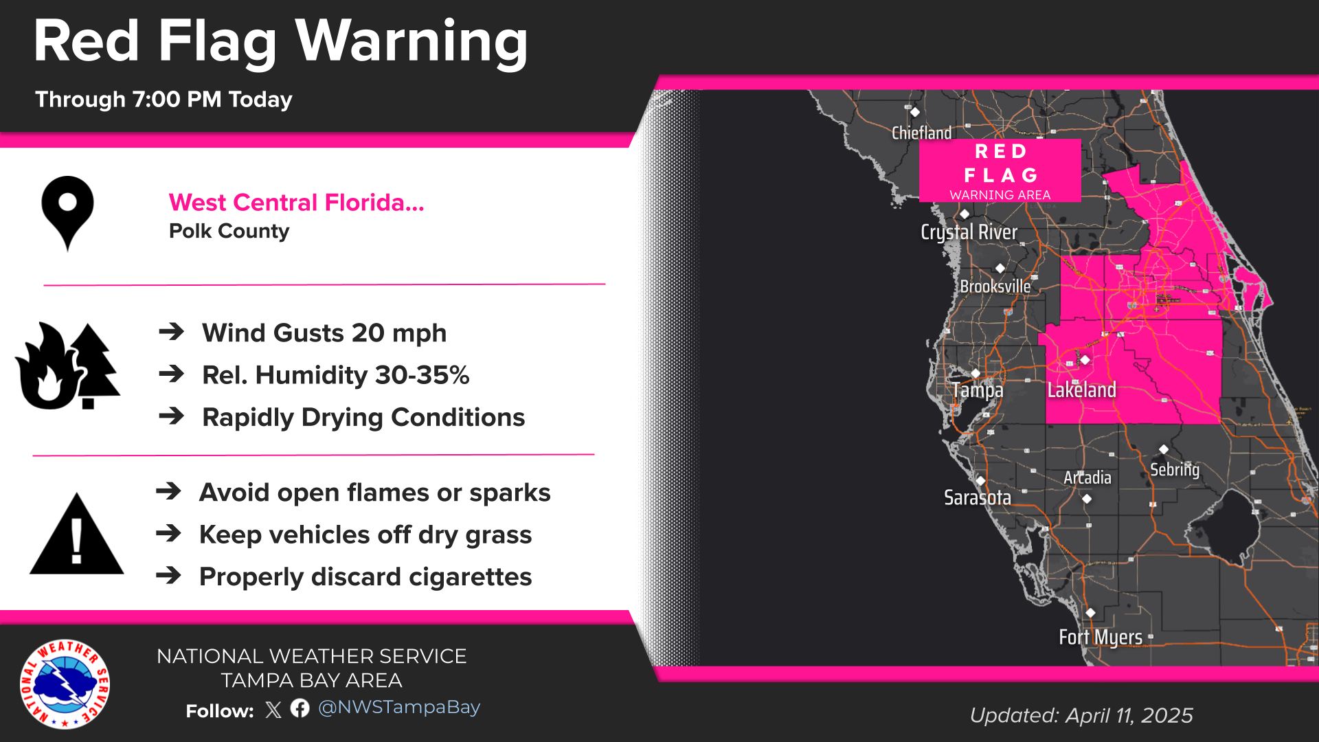 Multiple us national weather service tampa bay florida facebook