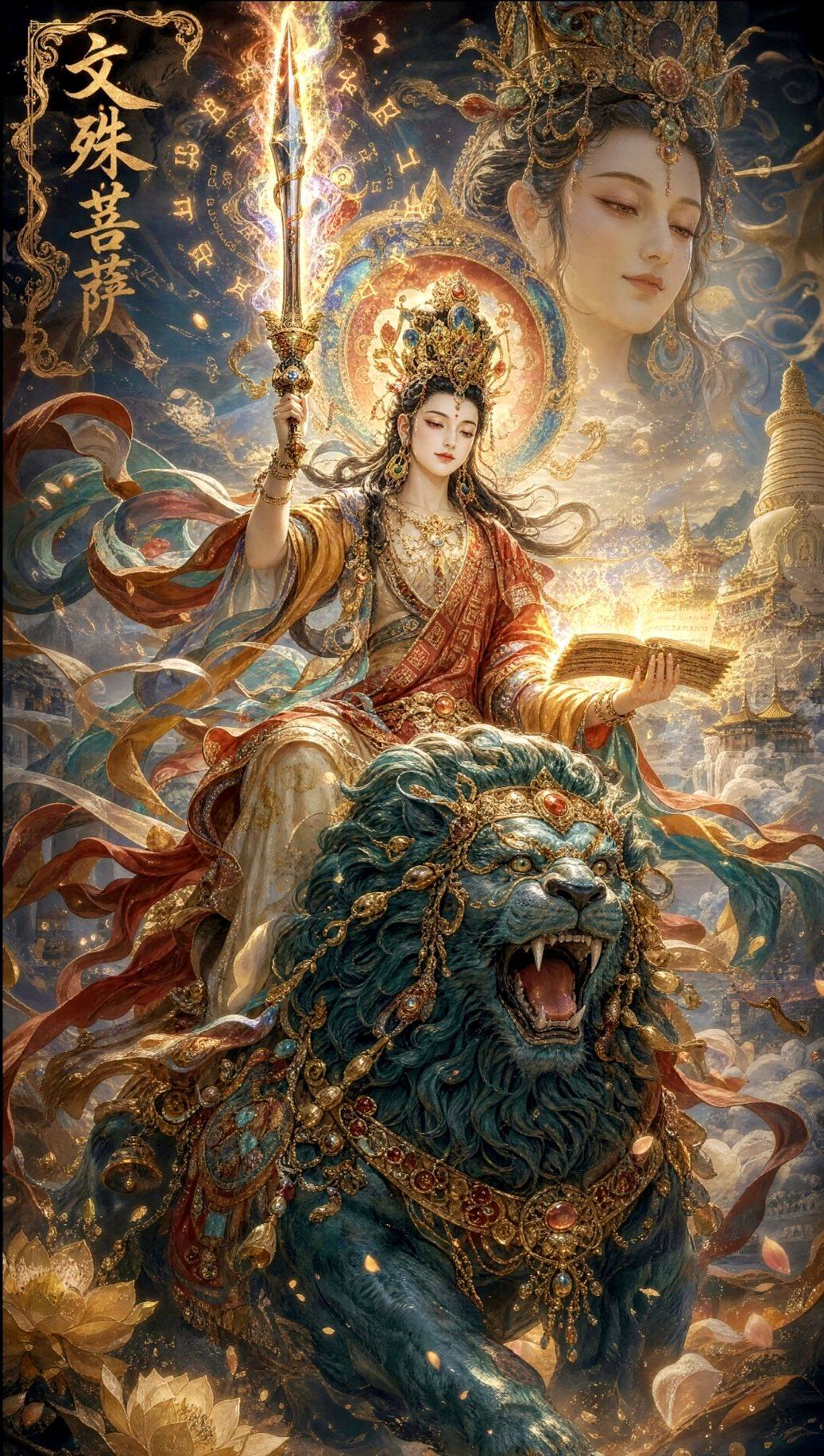 南无大智师利文殊菩萨