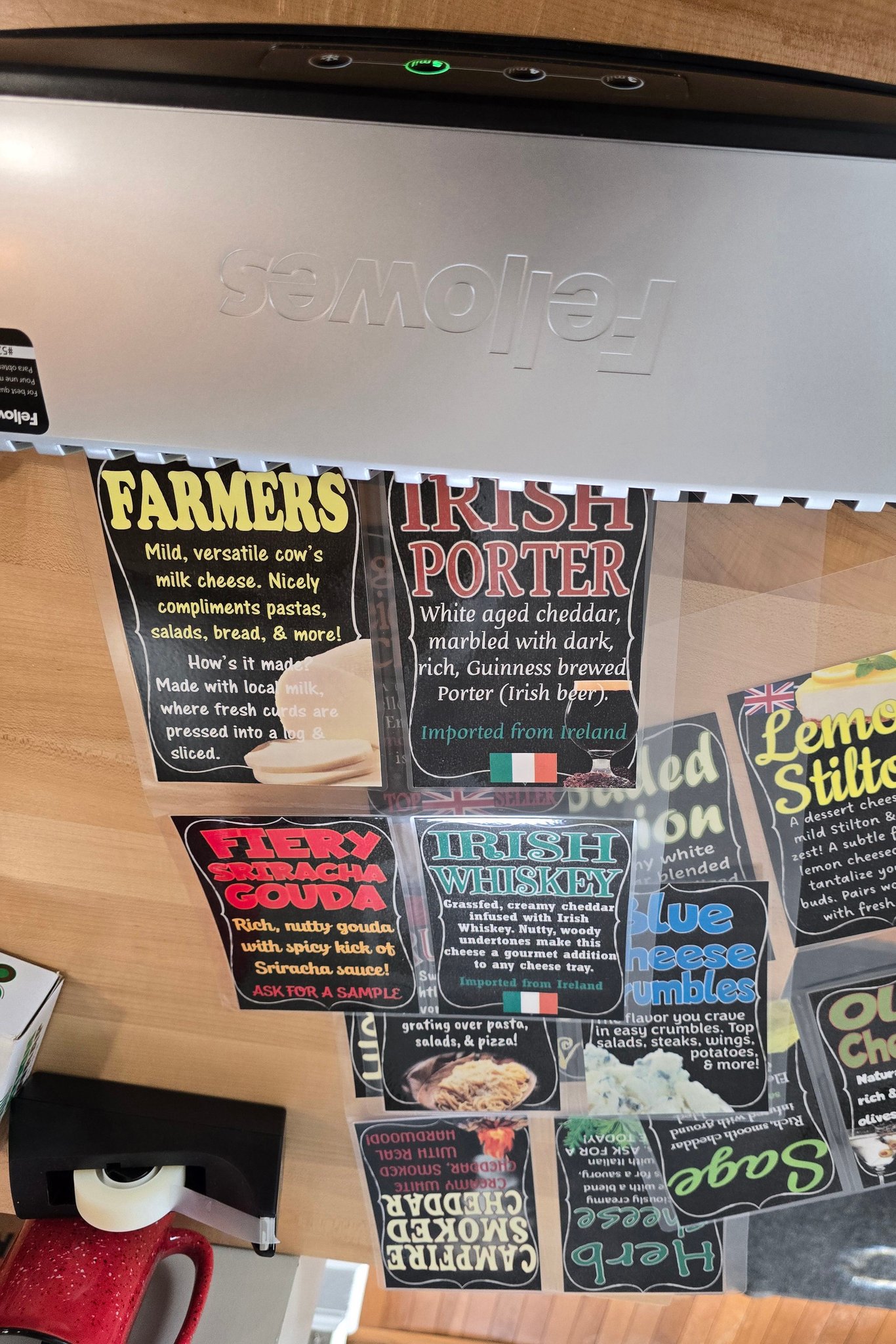 Grandpa's - 👀 I spy some new cheese signs hot off the press! Farmers ...