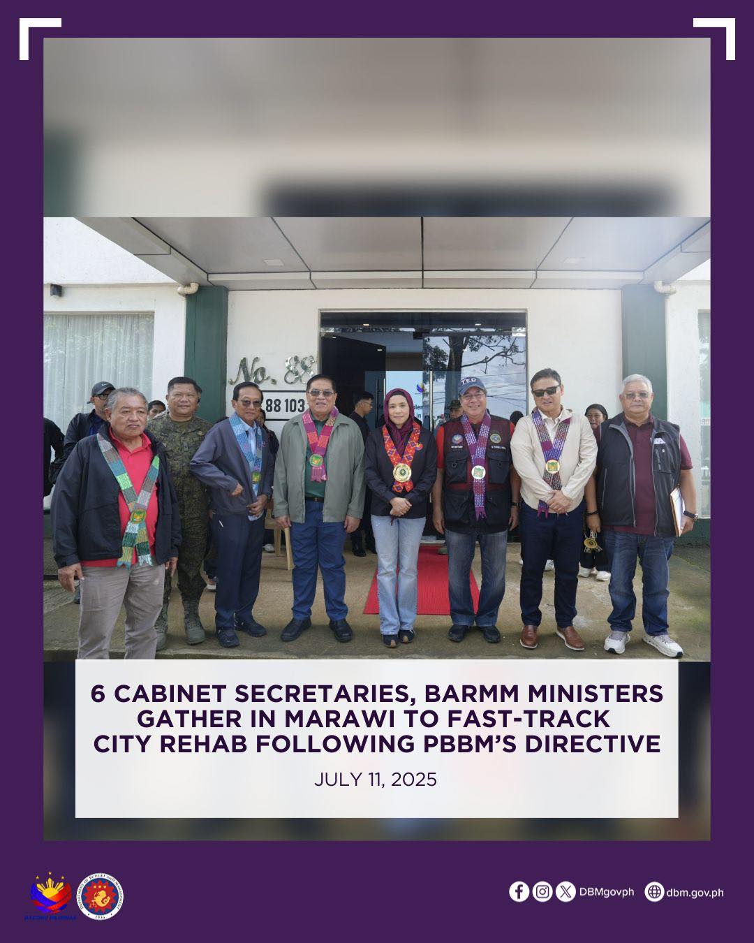 Department - Following the directive of President Ferdinand R Marcos Jr ...
