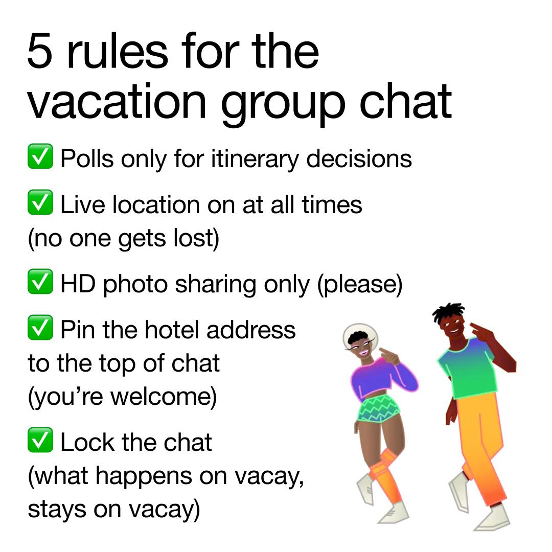 WhatsApp - congrats, your trip made it out of the group chat! here are ...