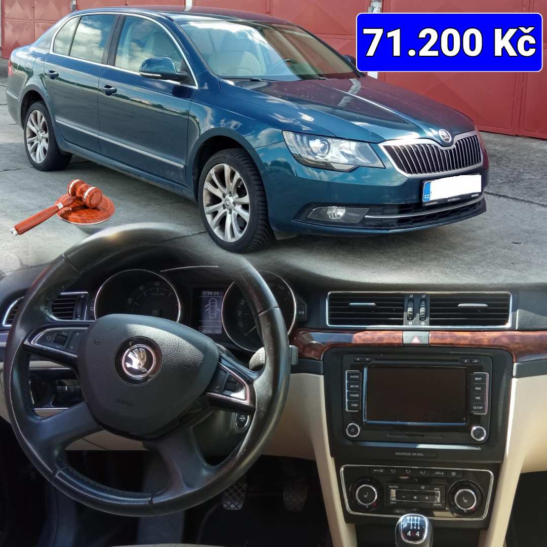 Dražby - Škoda Superb - 71.200 Kč ️ https://www.extrh.cz/15-7-2025 ...