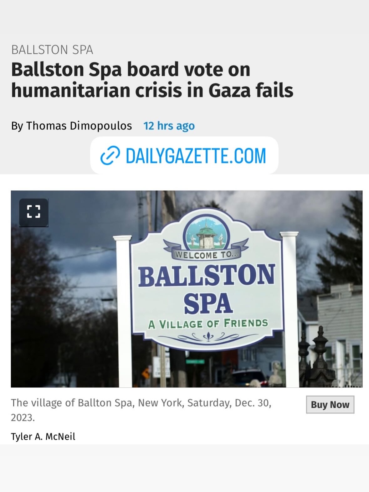 📰 Read the full Daily Gazette... - Milton NY Democrats | Facebook