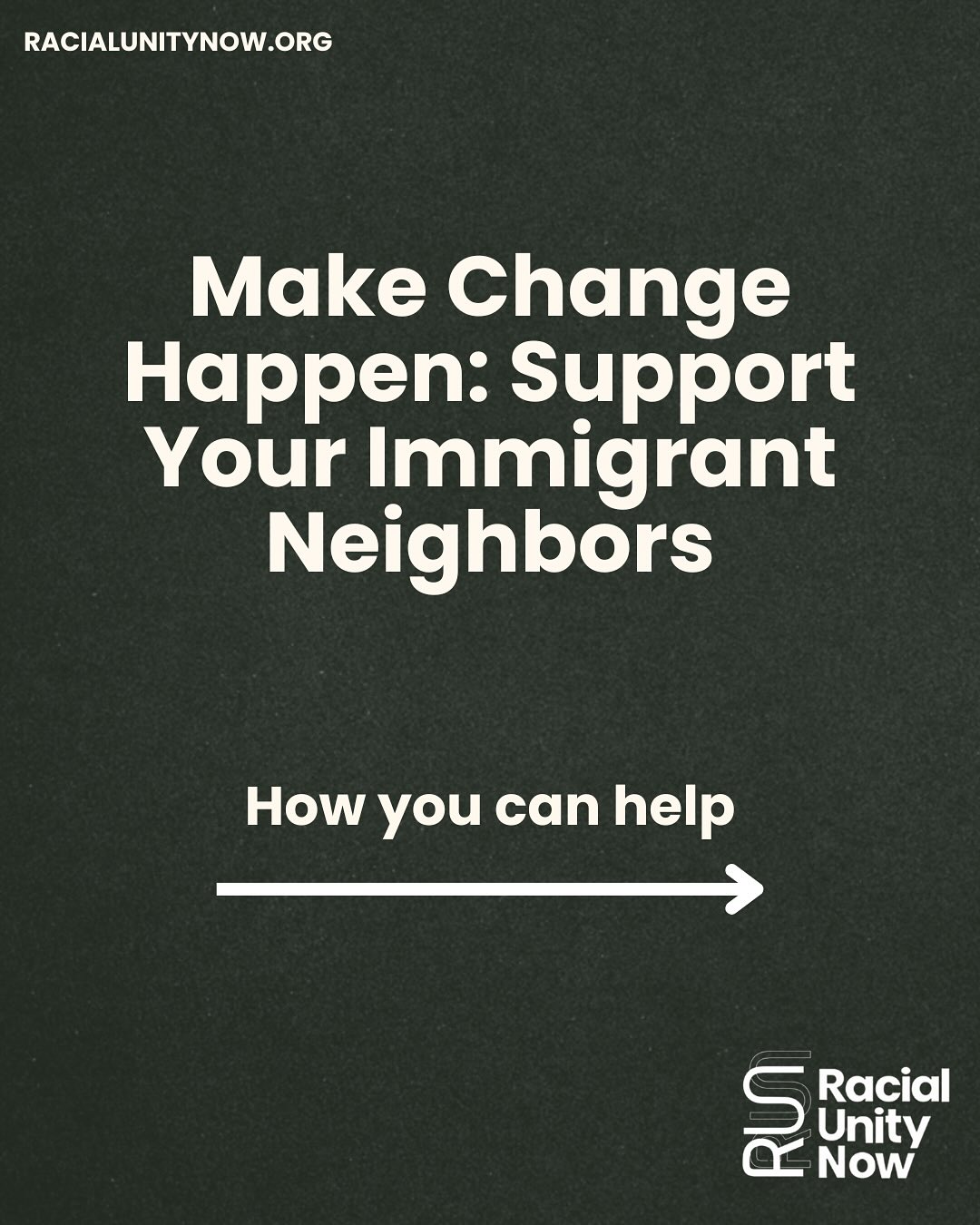 Racial Unity Now