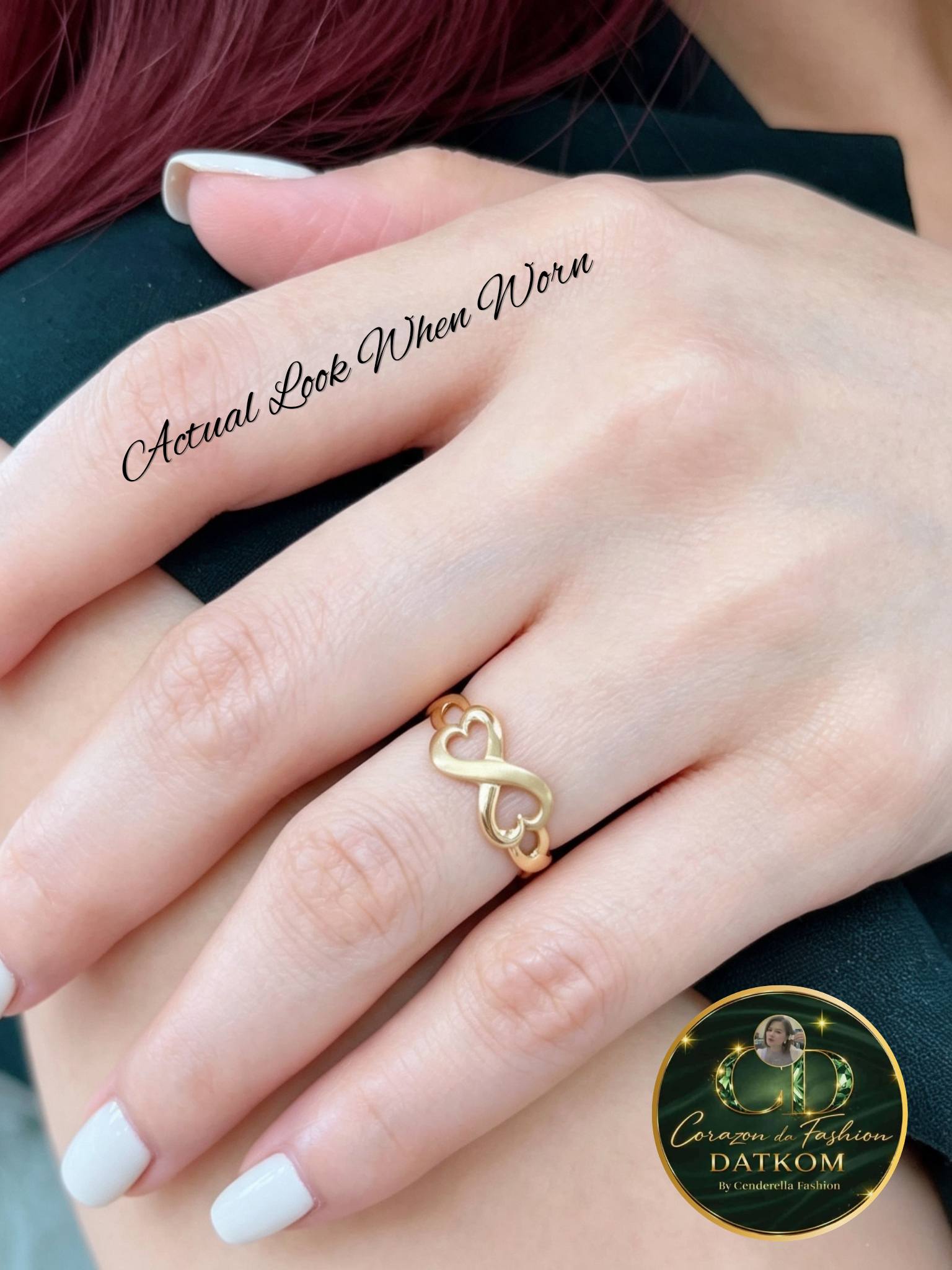 HEARTBIZ INFINITY PENDANT K18 JAPAN GOLD