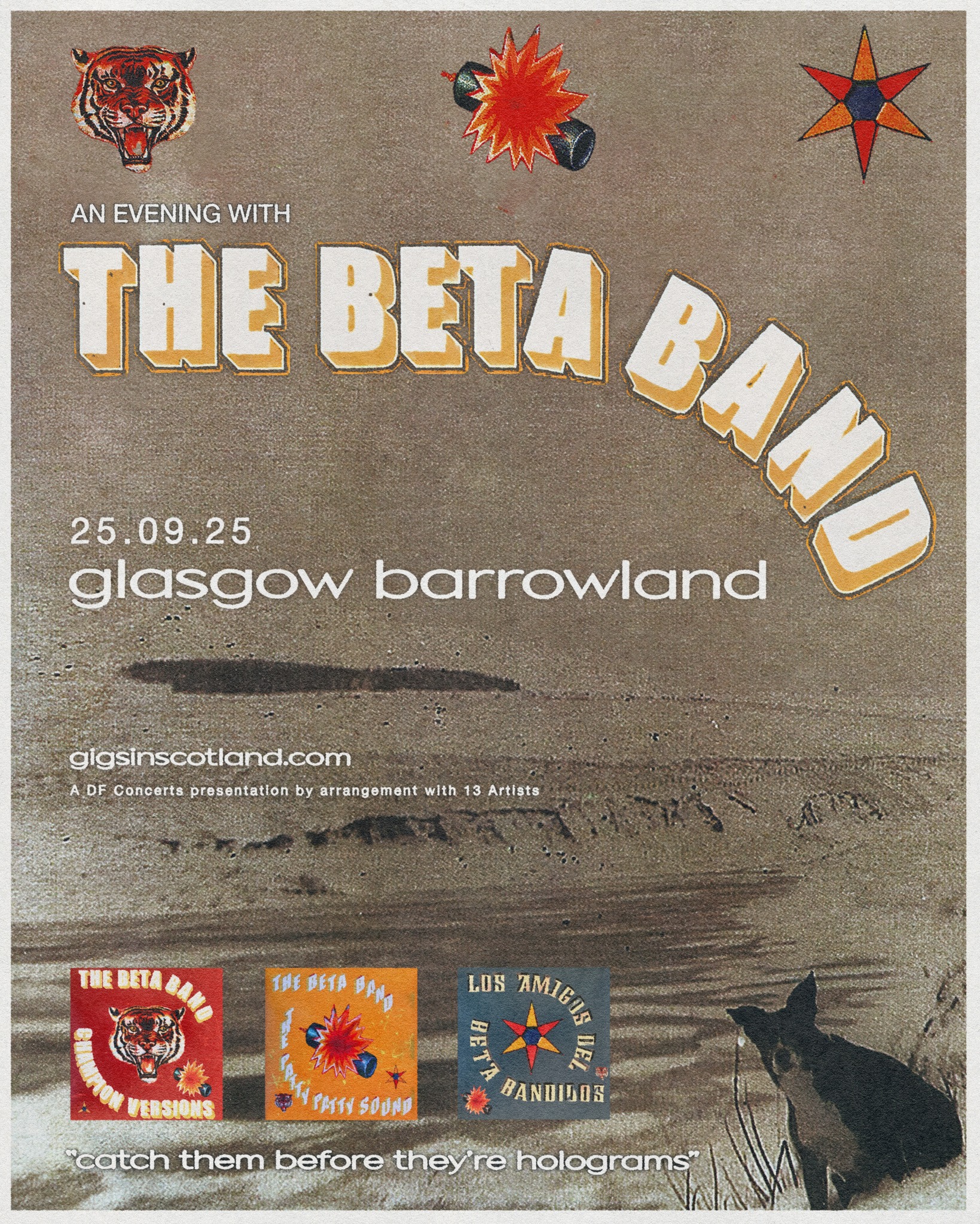 THIS SATURDAY: The Beta Band‼️ Final tickets now up for the