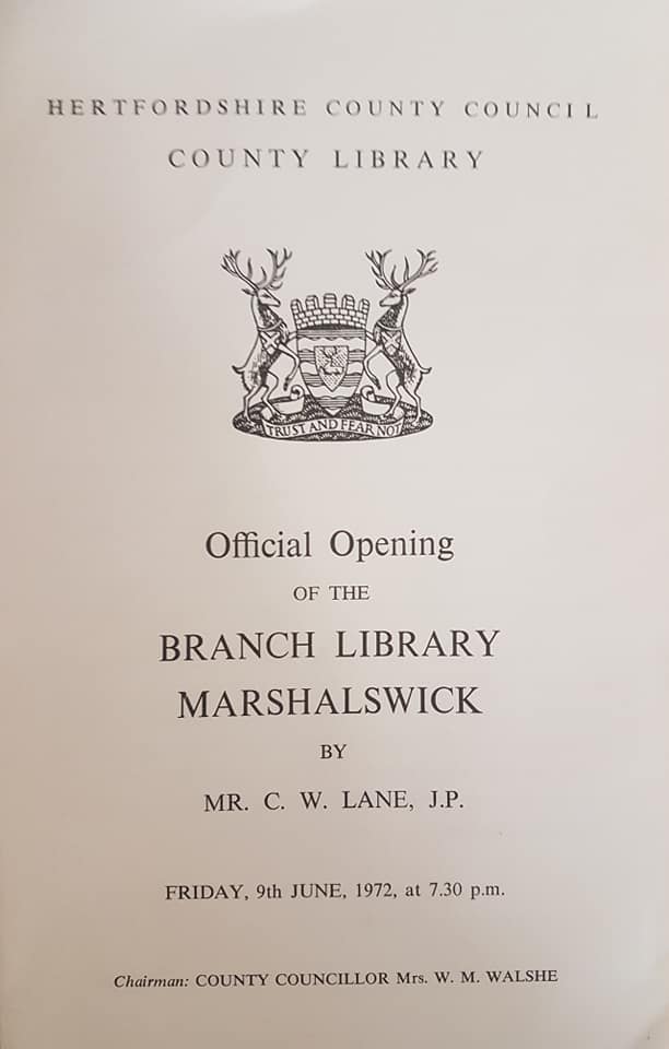 MARSHALSWICK LIBRARY OPENED IN... - Marshalswick Library | Facebook