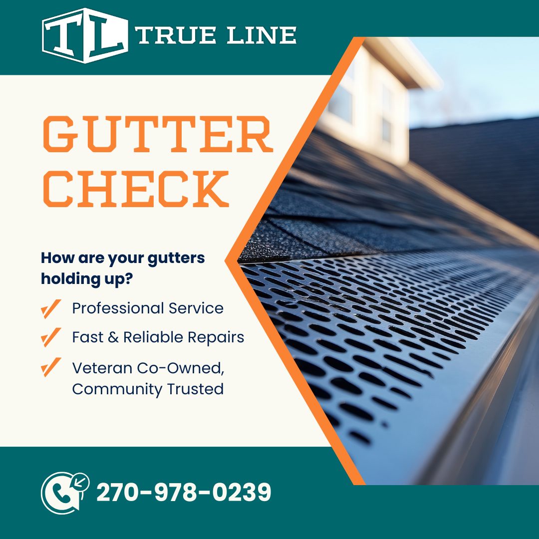 True - 🌧️ GUTTER CHECK! 🌧️ With all the heavy rain we've had over the ...