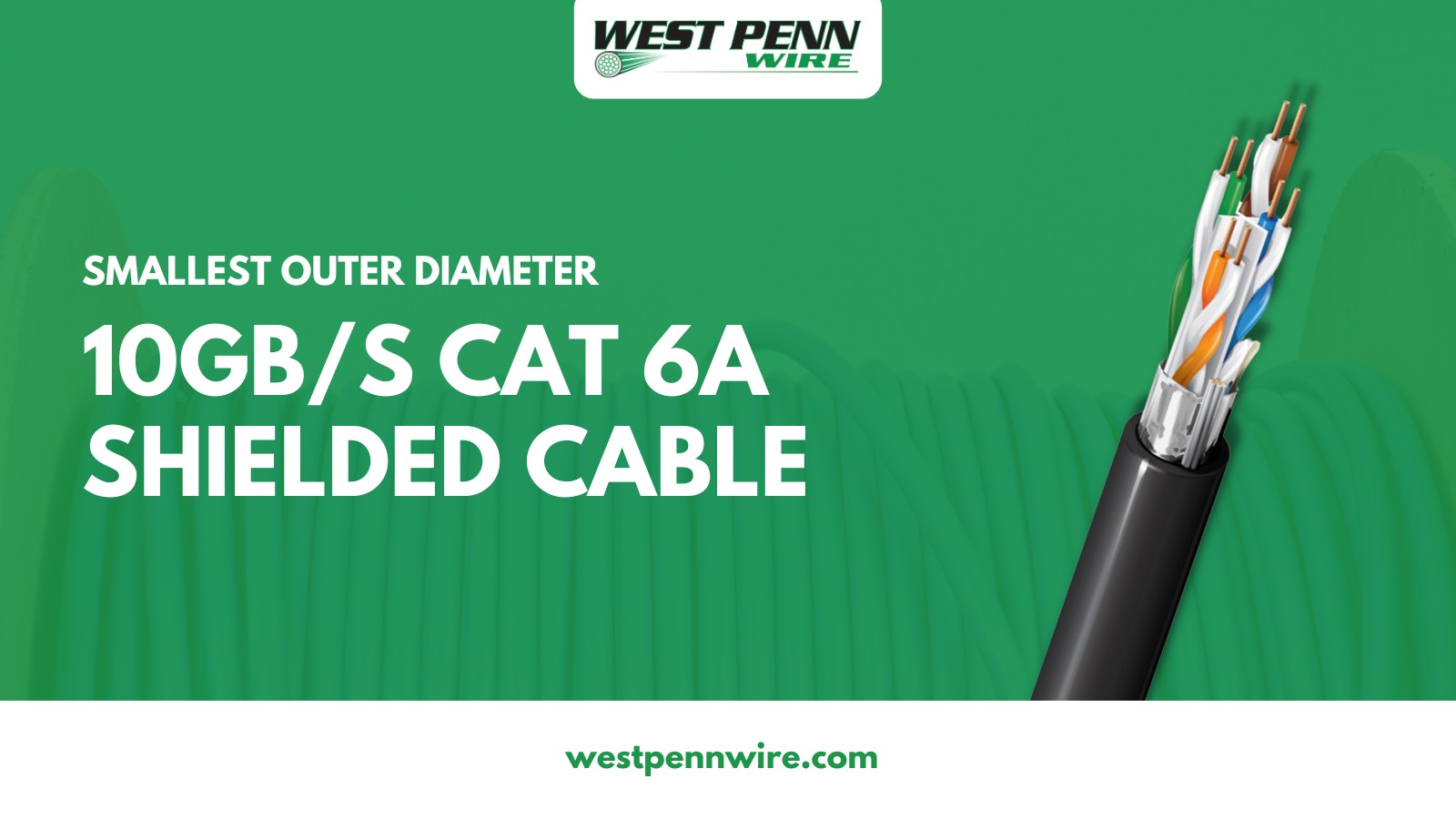 West Penn Wire - Our Category 6A Shielded (F/UTP) new...