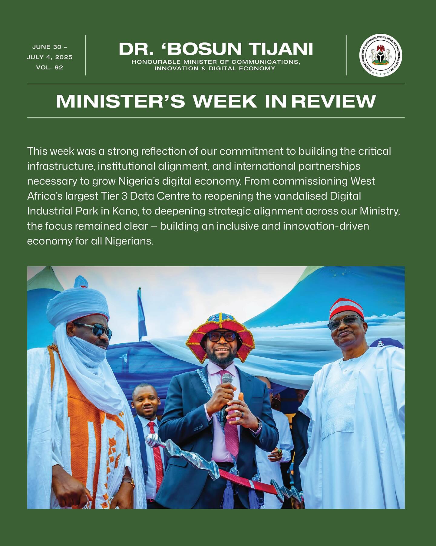 Federal Ministry of Communications and Digital Economy, Nigeria ...