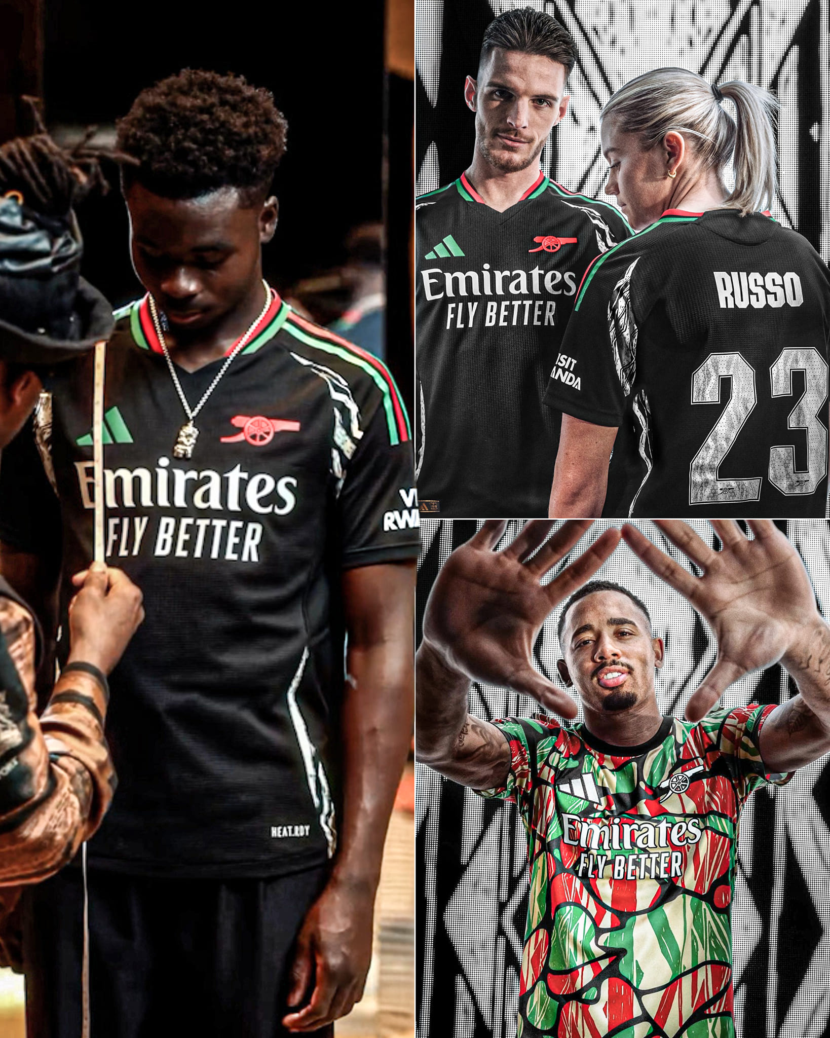 ESPN UK - Arsenal away kit in collaboration with Labrum...