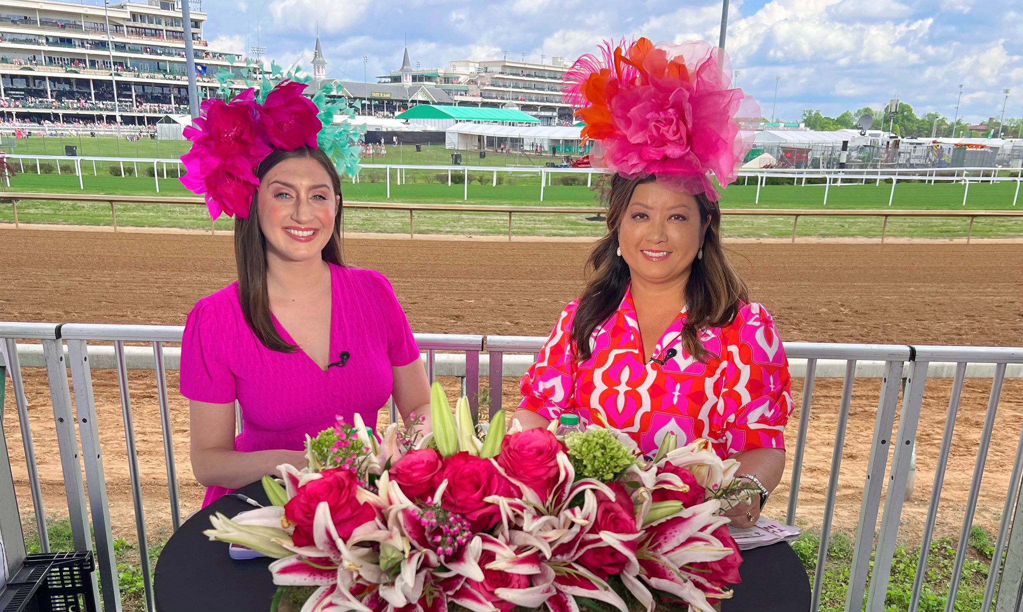 Hayden - Valerie Chinn WDRB News and I at the first turn for our Midday ...