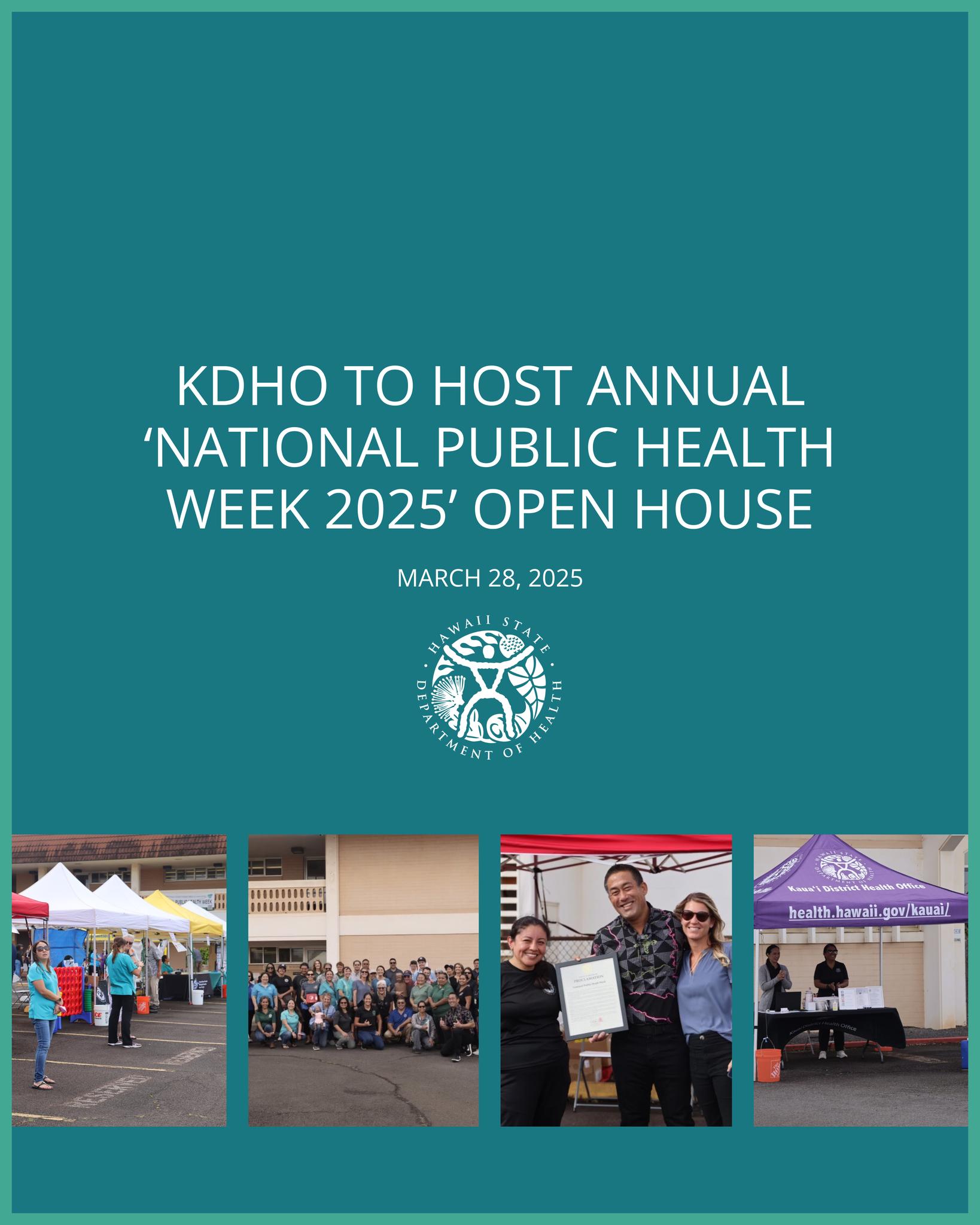 Hawaii - National Public Health Week 2025 (NPHW) is celebrated during ...