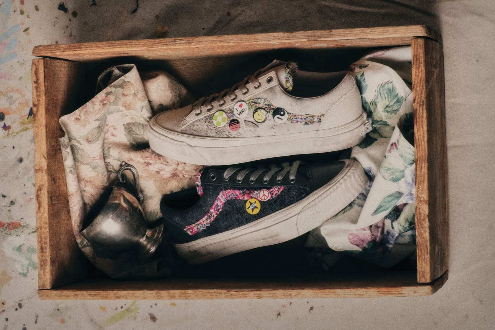 How to Buy: Vans LX Old Skool 36 Souvenir in Oatmeal and Black