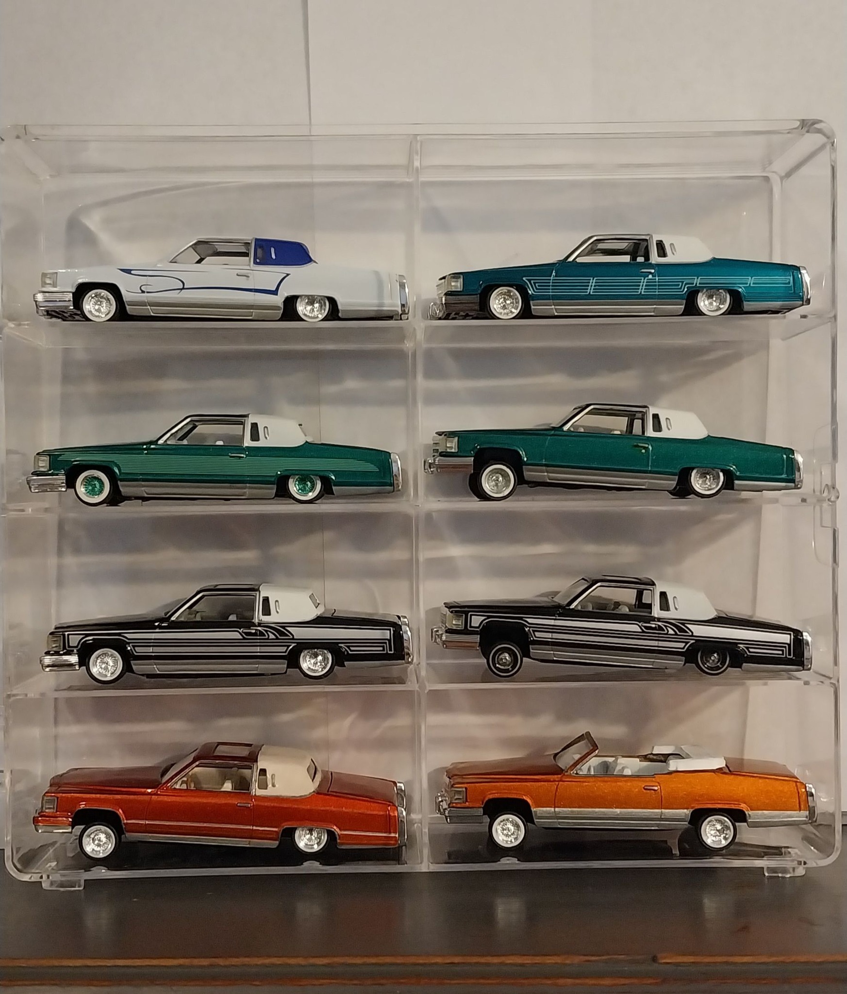 In regards to the Revell 1981 Cadillac low rider, they came in