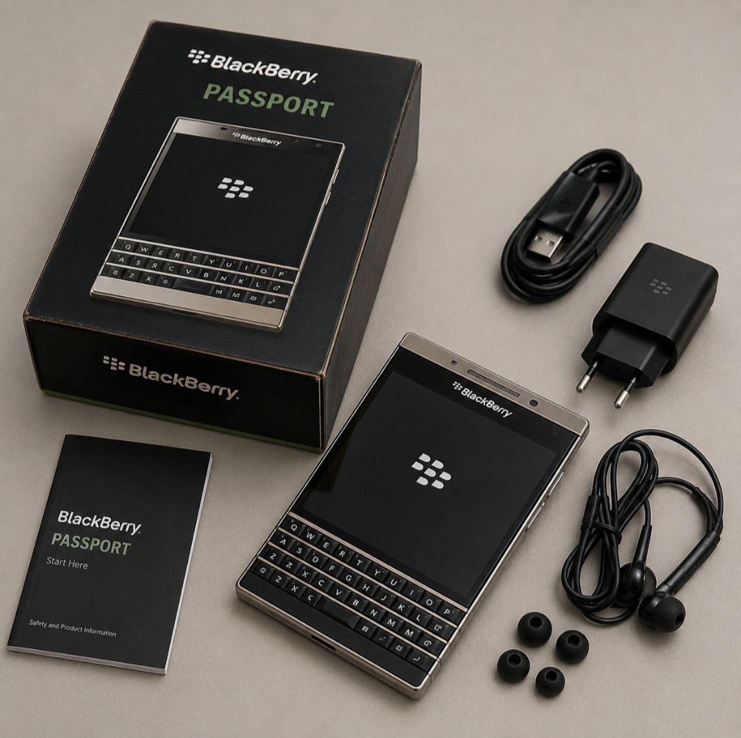 BlackBerry Passport 本体 充電器　イヤホンはなし Blackberry Passport 🖤😍 #memories #nostalgia