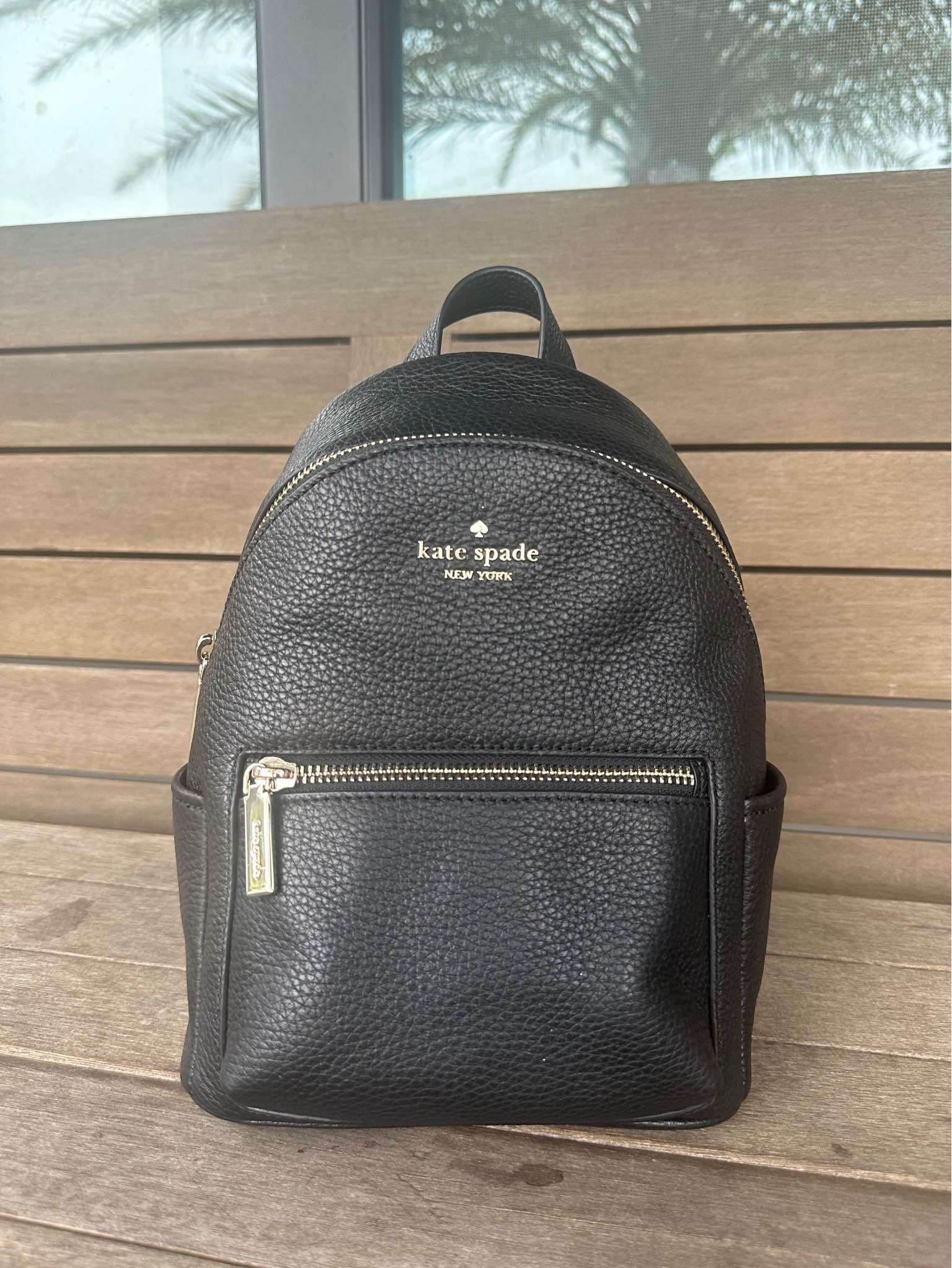 kate spade leila mini dome backpack New York Pebbled Leather Medium Bag Black: Buy Online at Best Price in UAE Original Kate Spade New York