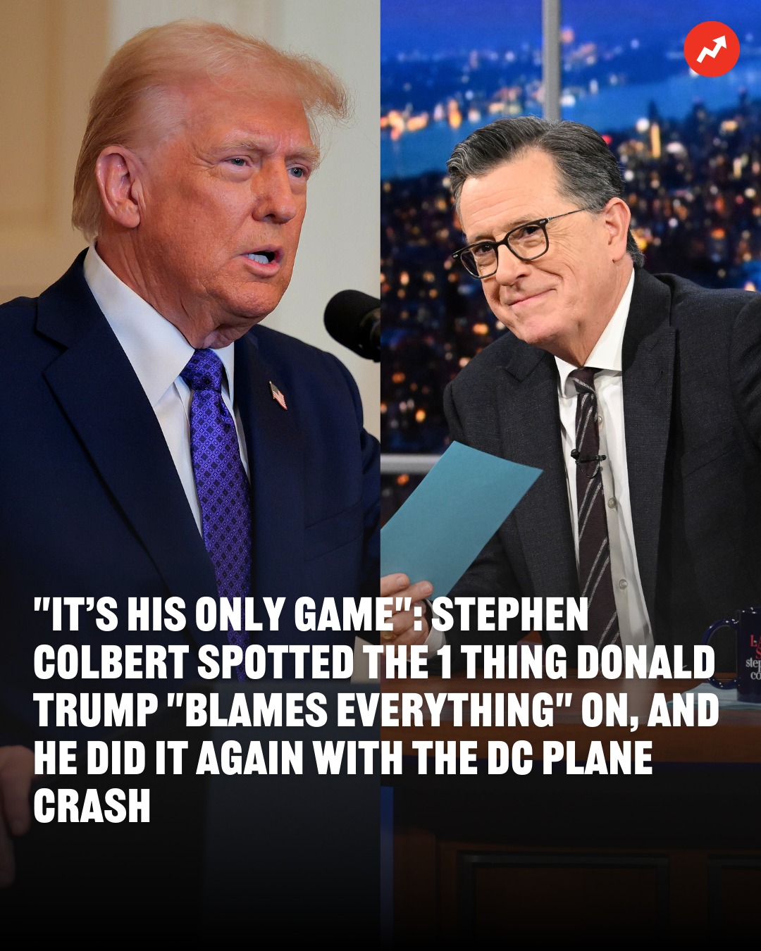 BuzzFeed - Stephen Colbert on Thursday ripped Donald... | Facebook