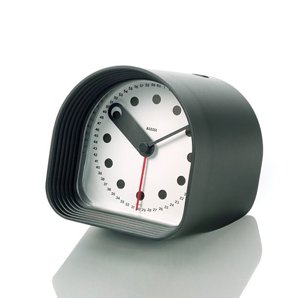ALESSI Joe Colombo デザイン 置き時計「Optic」 Alessi - Alessi OPTIC table alarm clock, designed by the late Joe