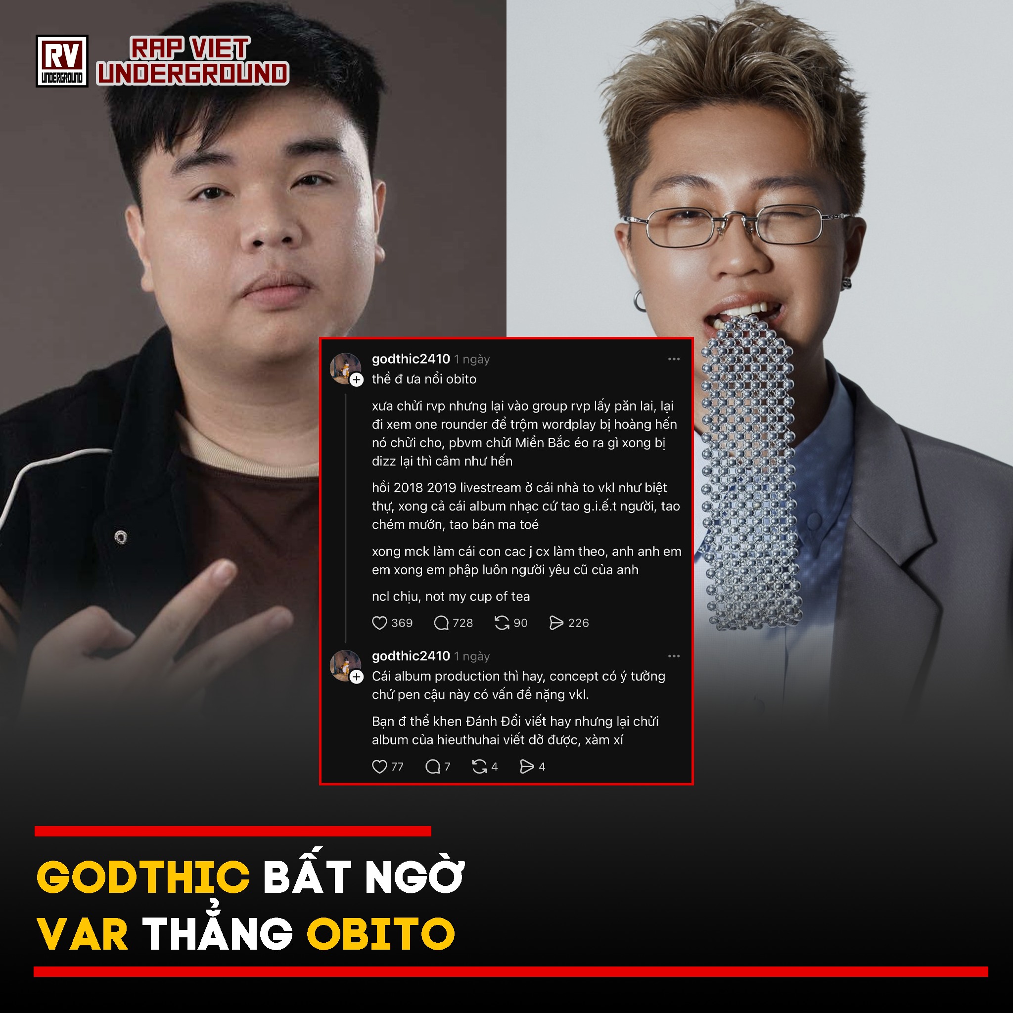 Rap Việt Underground added a new photo. - Rap Việt Underground
