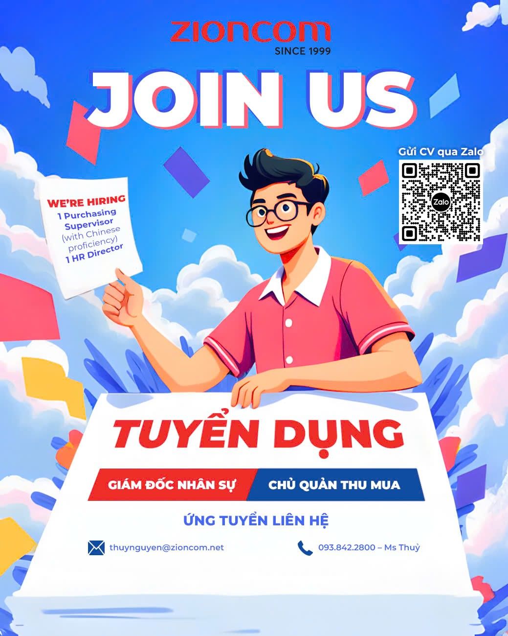 TOTOLINK - 📢 [Zioncom] TUYỂN DỤNG – CƠ HỘI NGHỀ NGHIỆP HẤP DẪN 🚀 1️⃣ ...