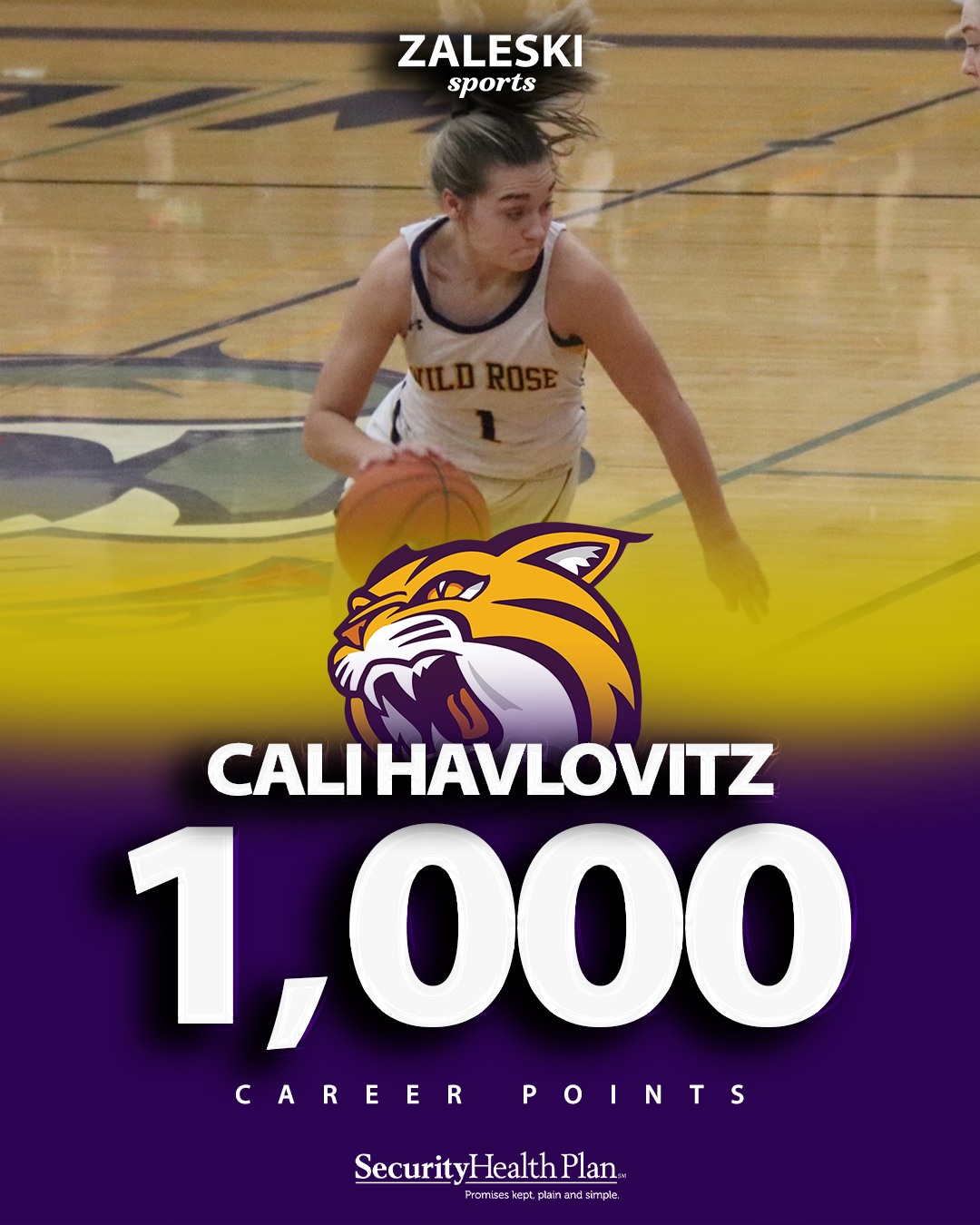 Wild Rose “Ladycat” Basketball