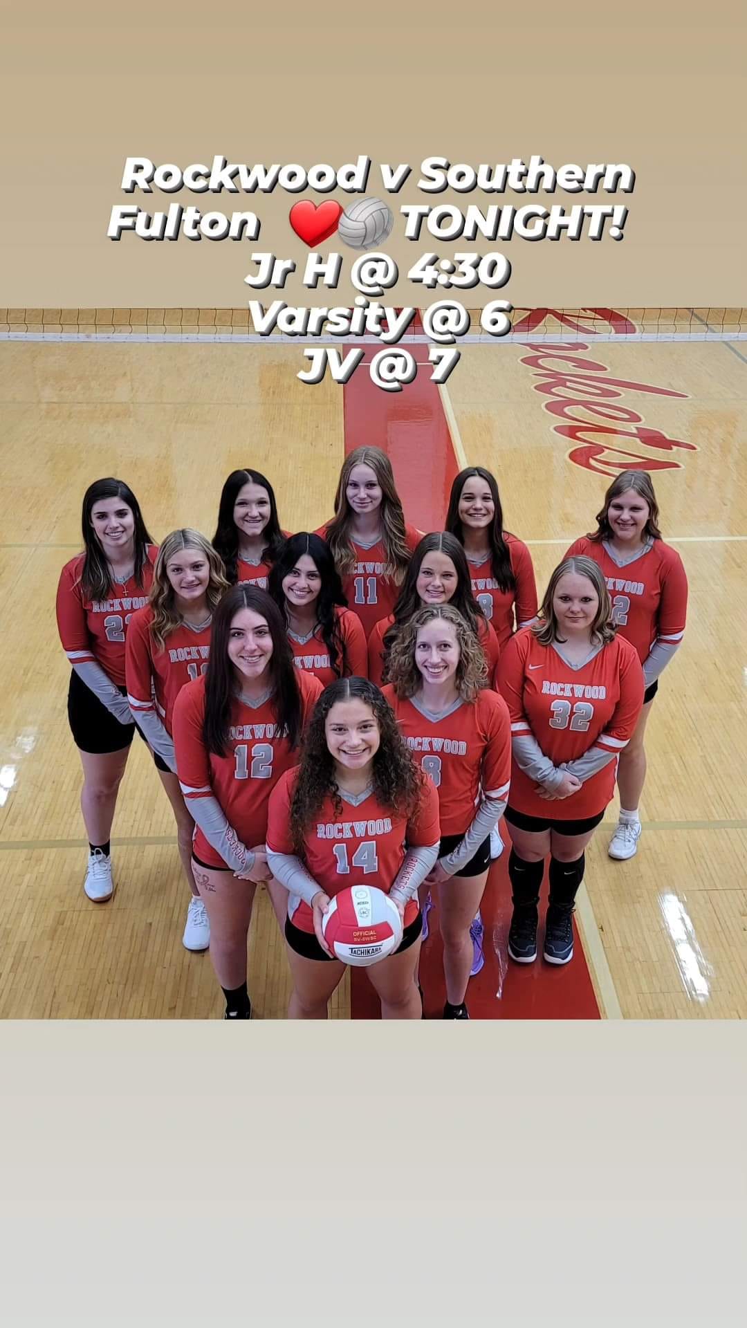 Rockwood Lady Rockets Volleyball