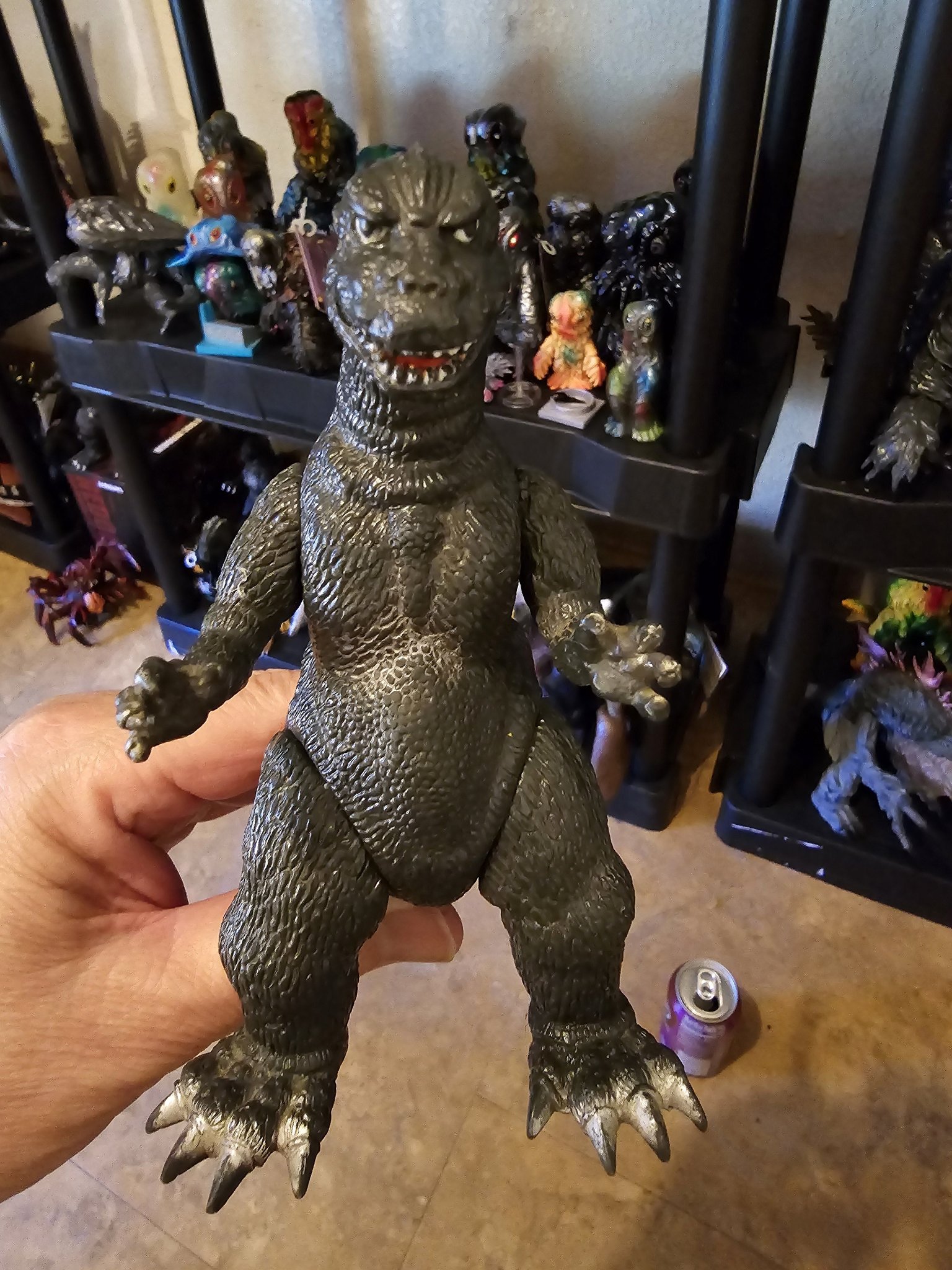 Vintage Godzilla toys from Bandai 1983-1988