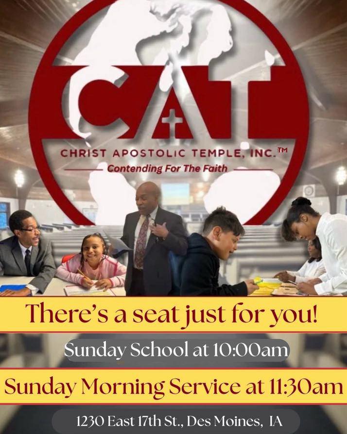 Christ Apostolic Temple - Jeremiah 3:15 