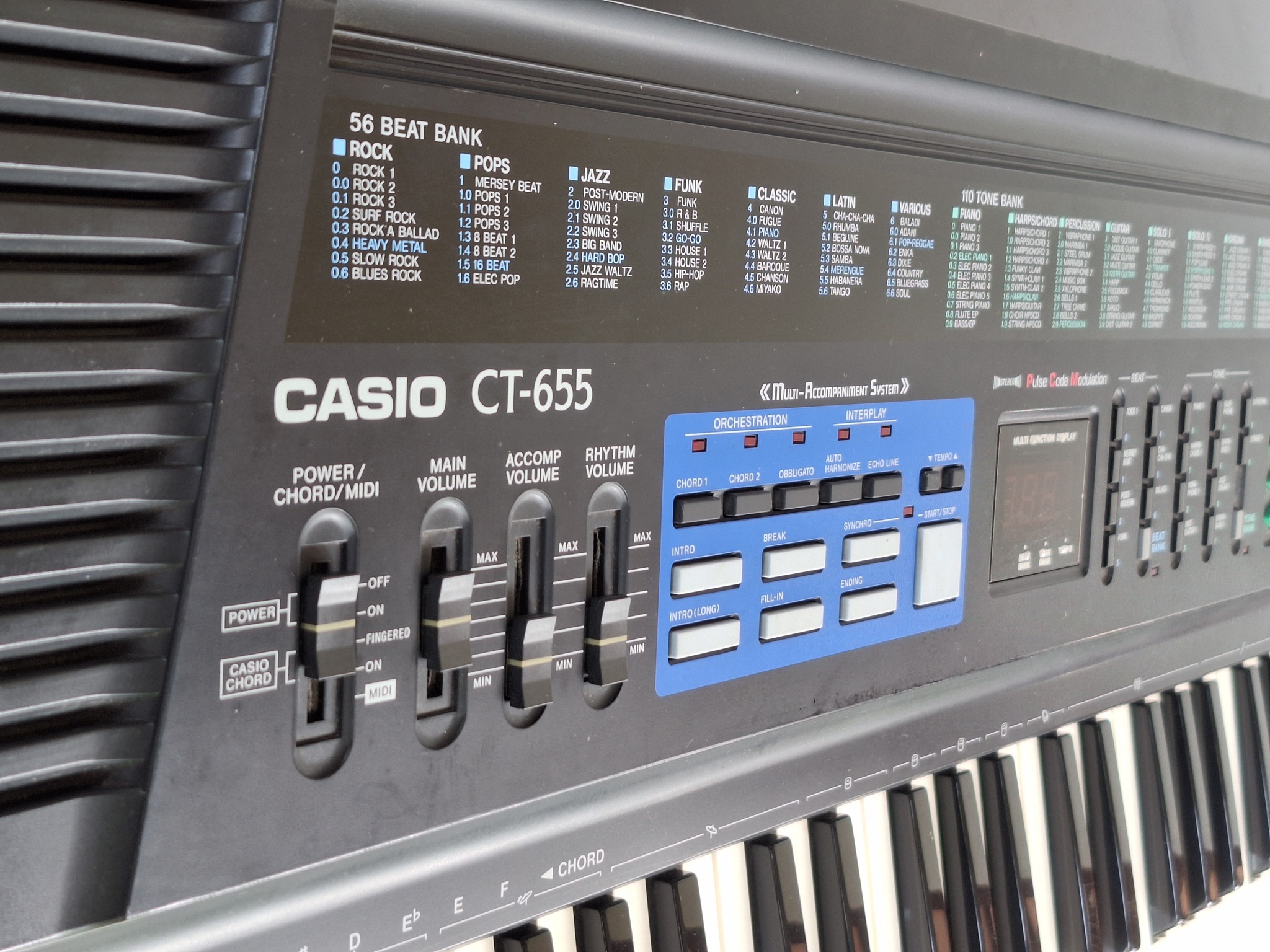 Casio CT-655 Tonebank keyboard for sale